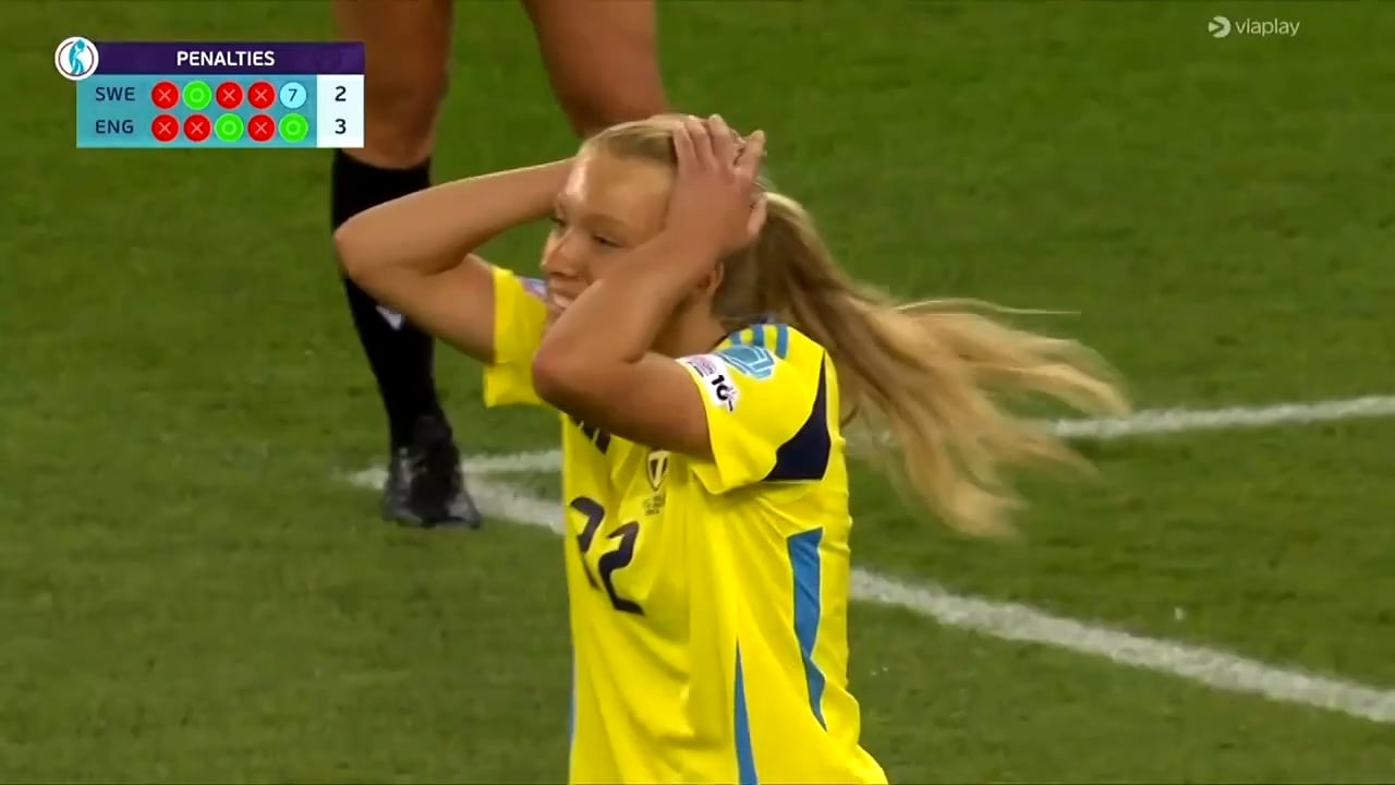 Sverige utslaget – efter straffrysare