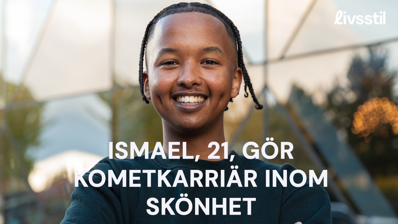 Ismail Ali, 21 år, gör kometkarriär inom skönhet