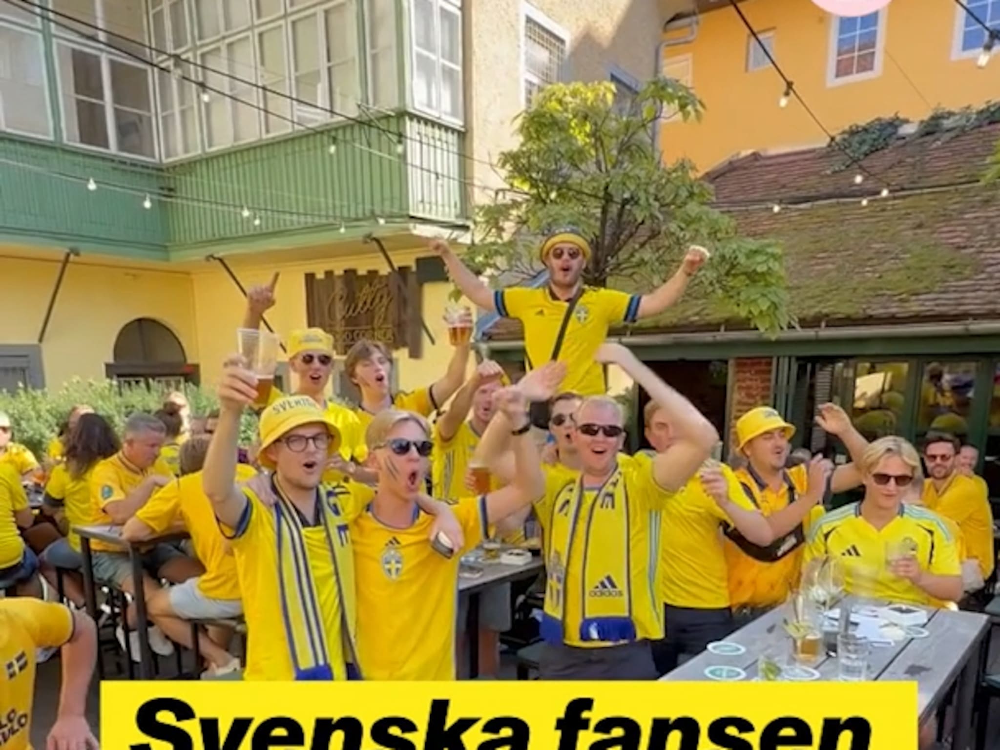 Här är svenska fansen samlade inför VM-kvalet
