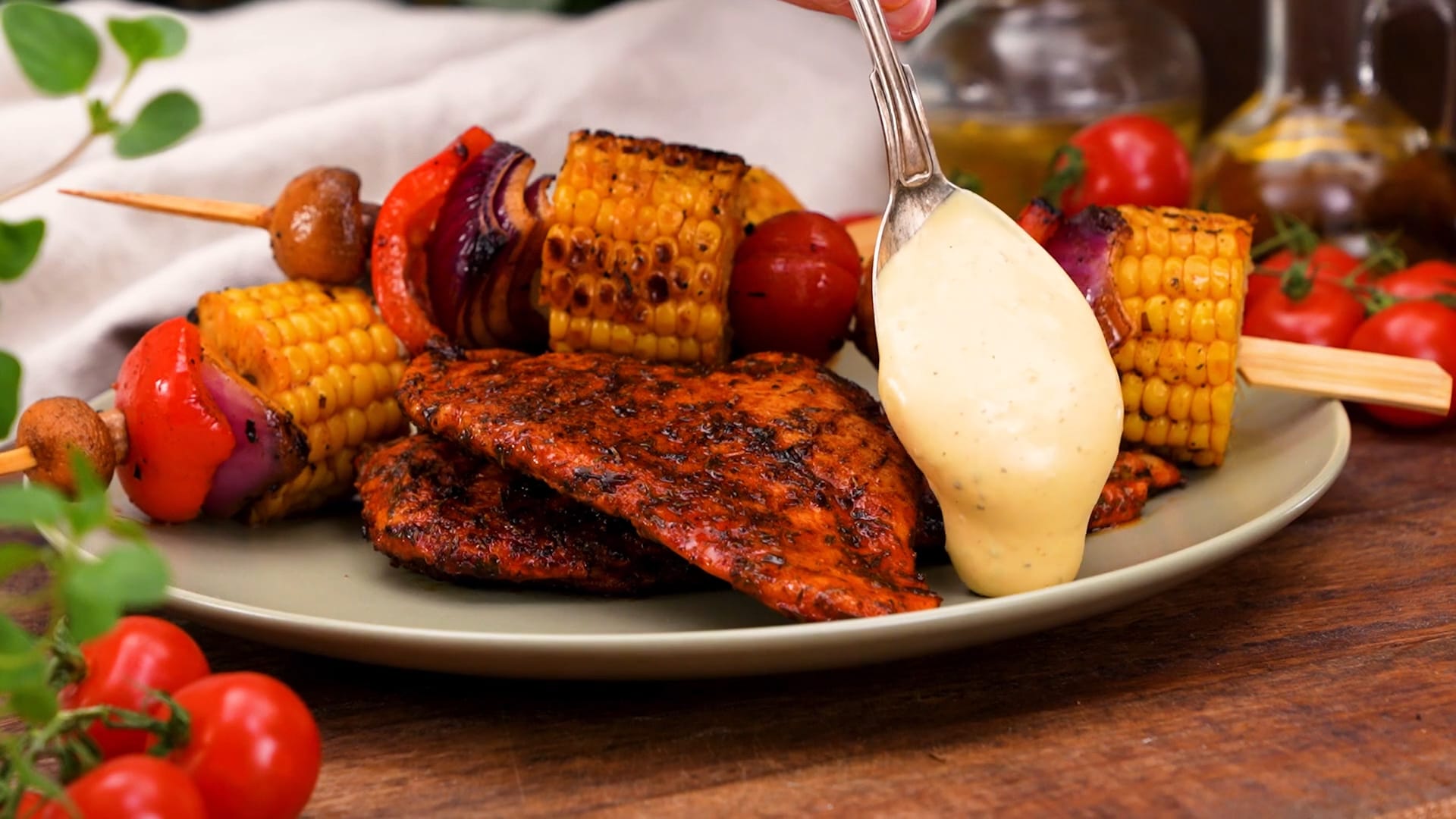 Kyckling med kryddig rub