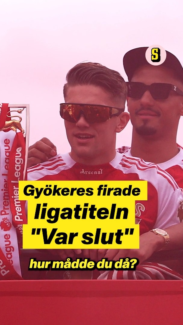 Gyökeres firade ligatiteln: ”Fantastiskt”
