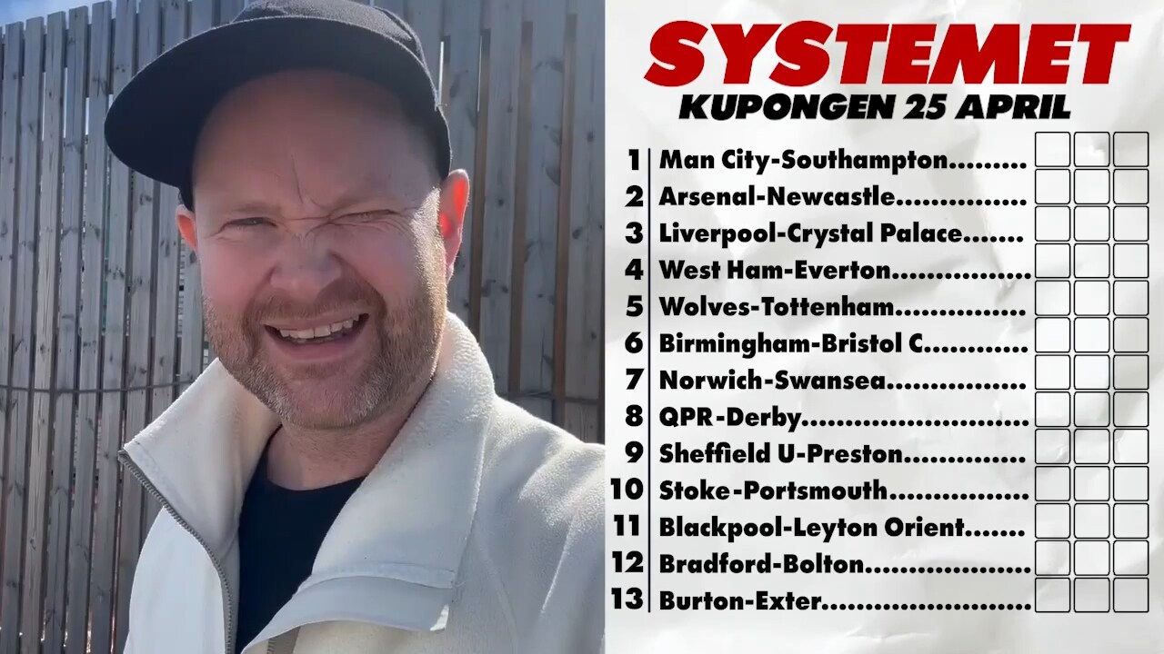 Stryktipset 25 april: Experternas bästa skrällar, spikar och drag