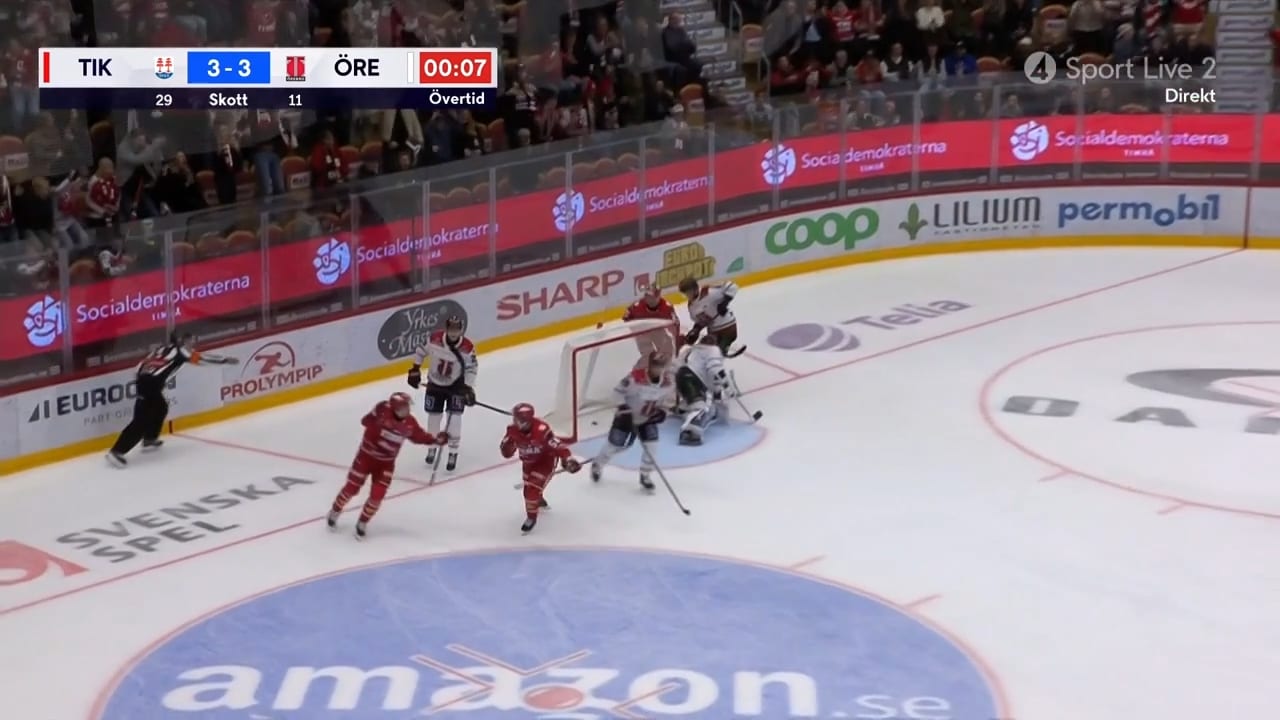 Här vinner Timrå mot Örebro på övertid