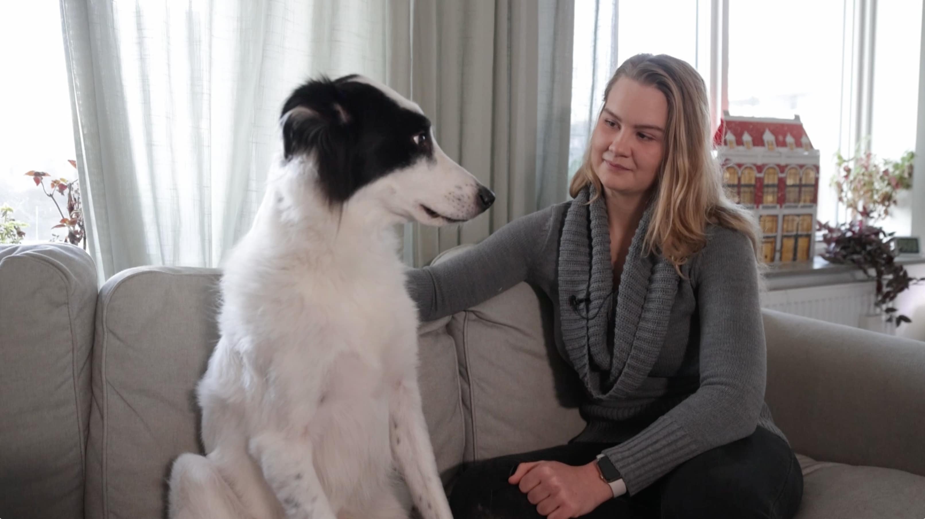 Hunden Panda räddar livet på Moa, 22