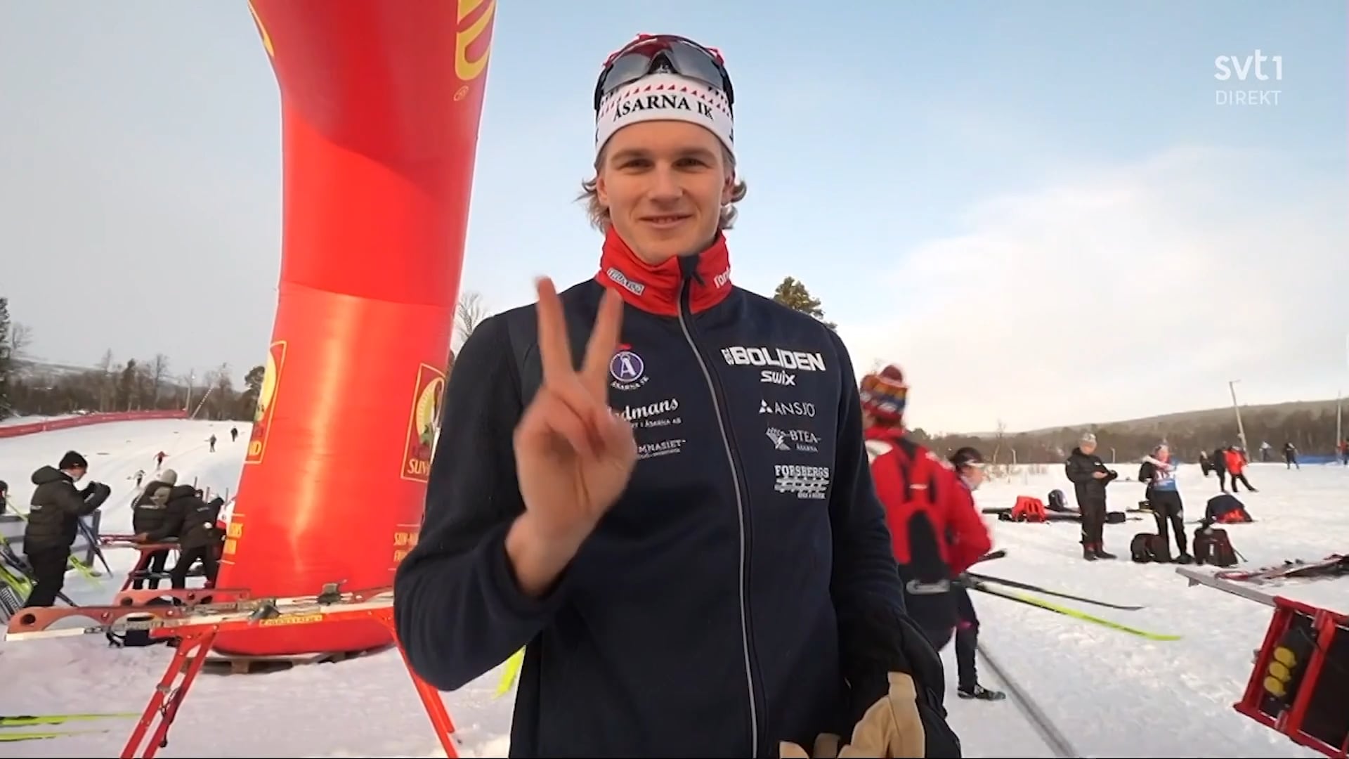 Edvin Anger vann herrarnas 10-kilometerslopp i Sverigepremiären