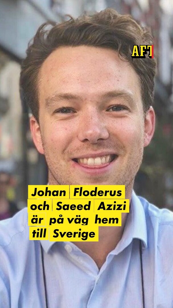 Johan Floderus på väg hem till Sverige