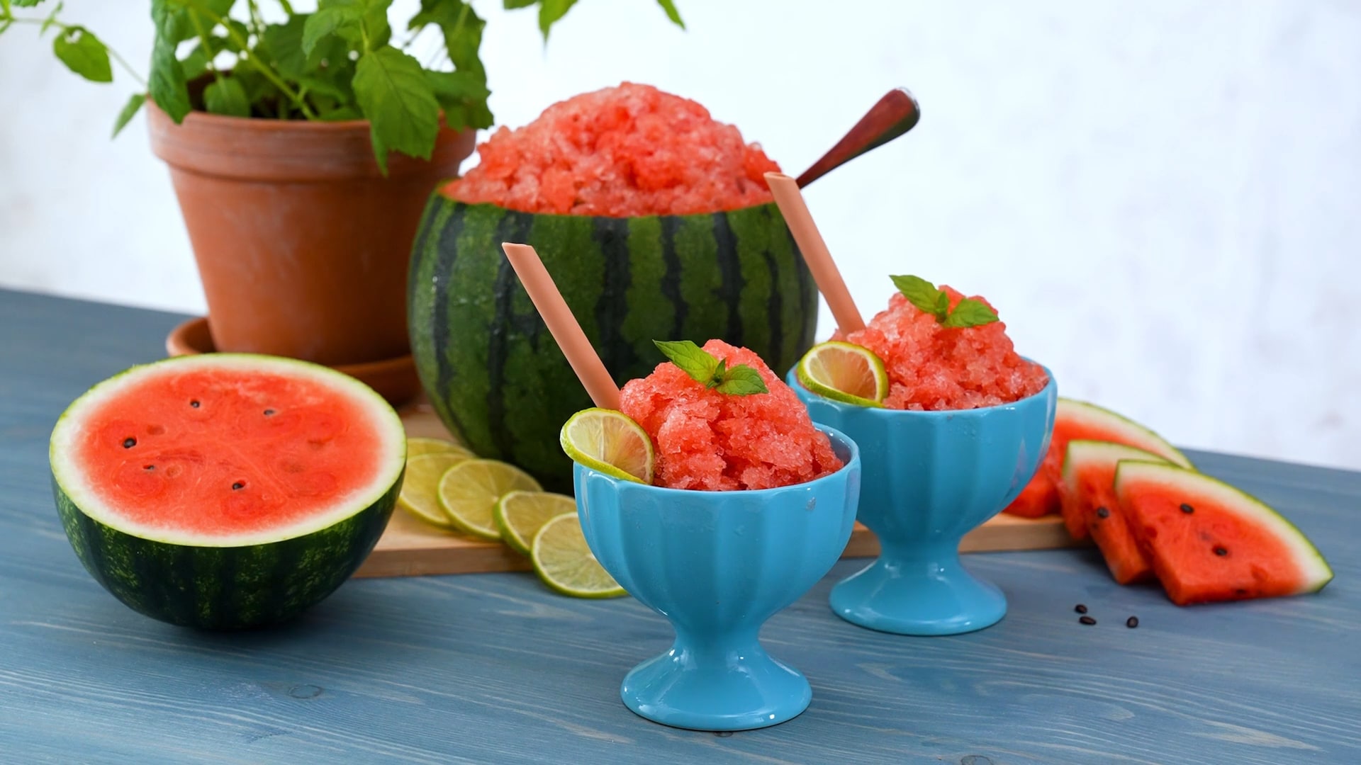 Så enkelt gör du vattenmelonslush