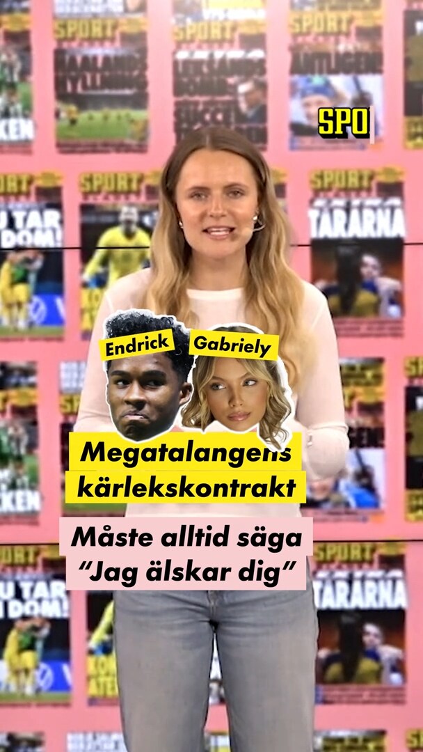 Fotbollsstjärnans kärlekskontrakt