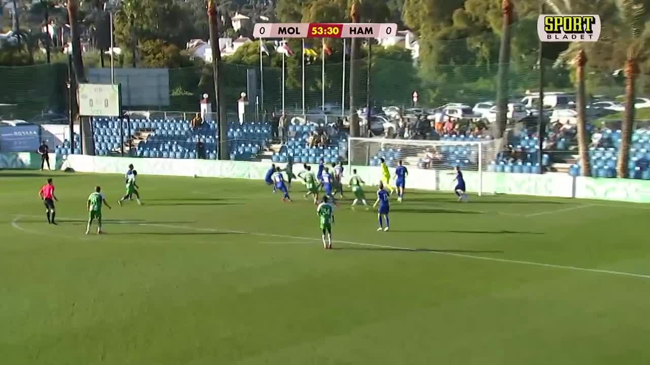 Försvinner från planen – Hammarby förlorade mot Molde