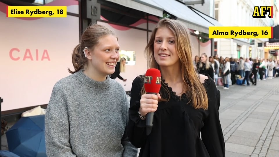 Alma, 16, köade i natt för att träffa Bianca Ingrosso: &ldquo;Galet att se&rdquo;