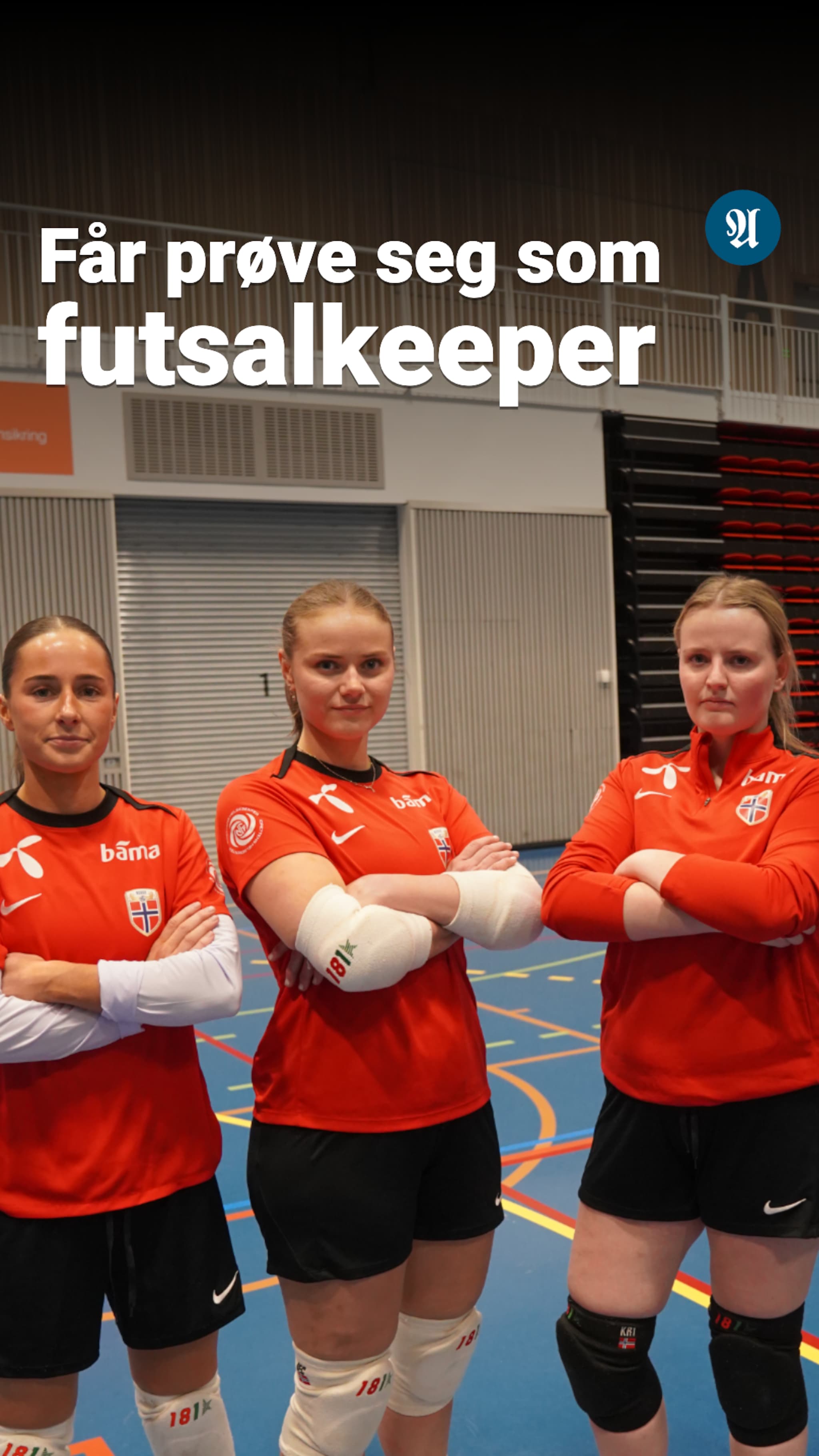Fikk prøve seg som futsalkeeper