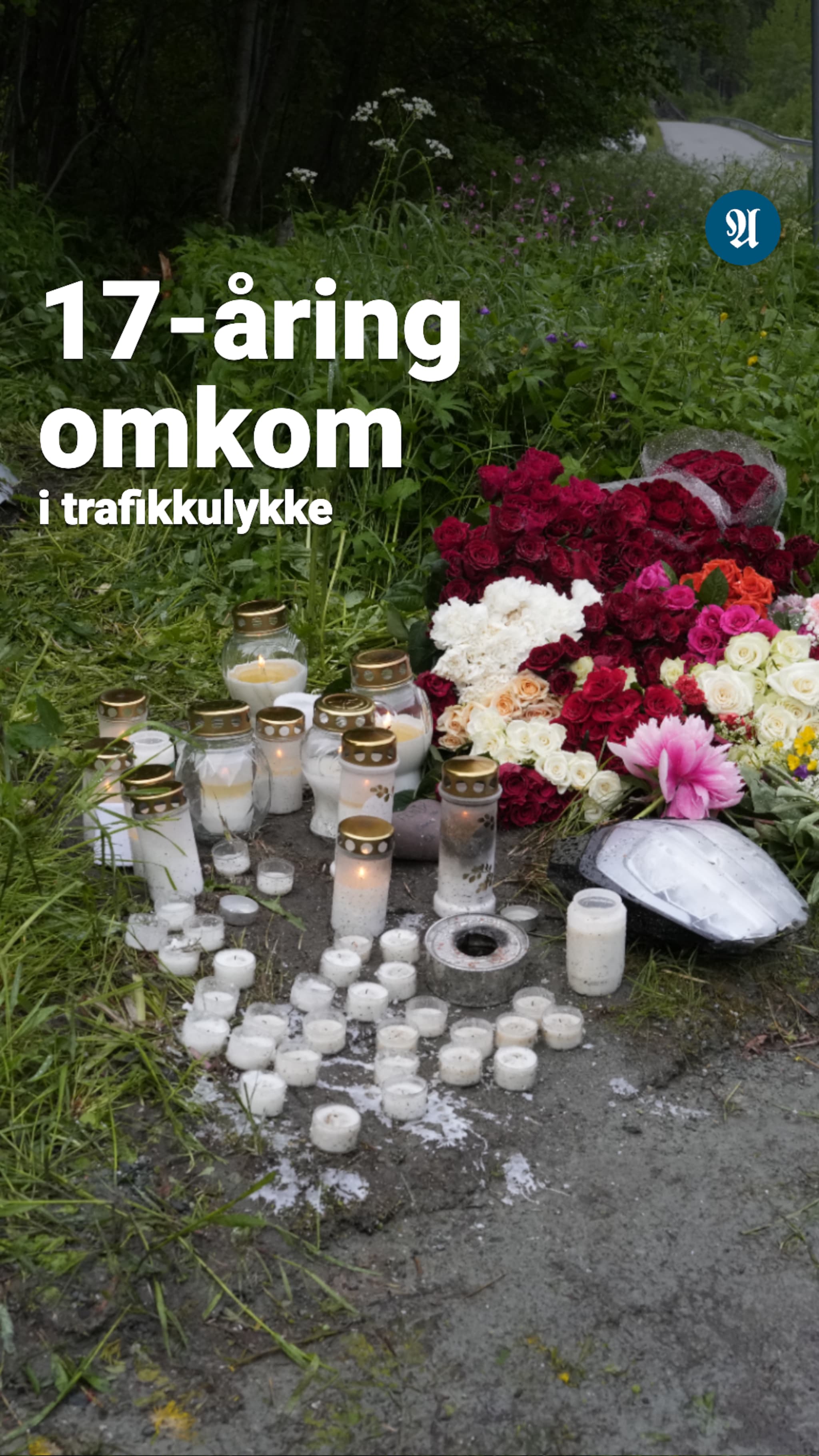 17-åring døde etter MC­-ulykke