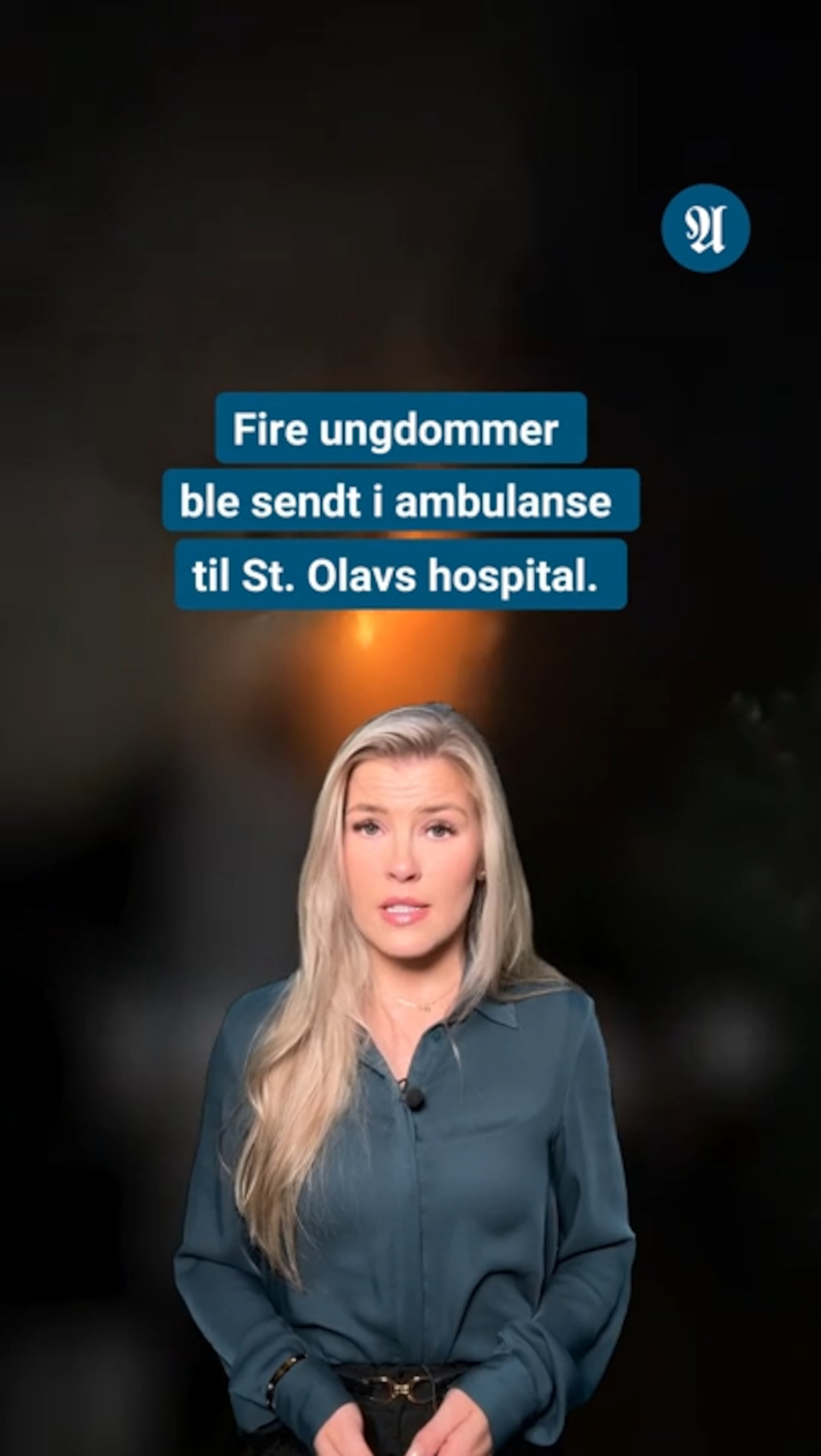 Flere ungdommer sendt til helsesjekk etter brann i Trondheim