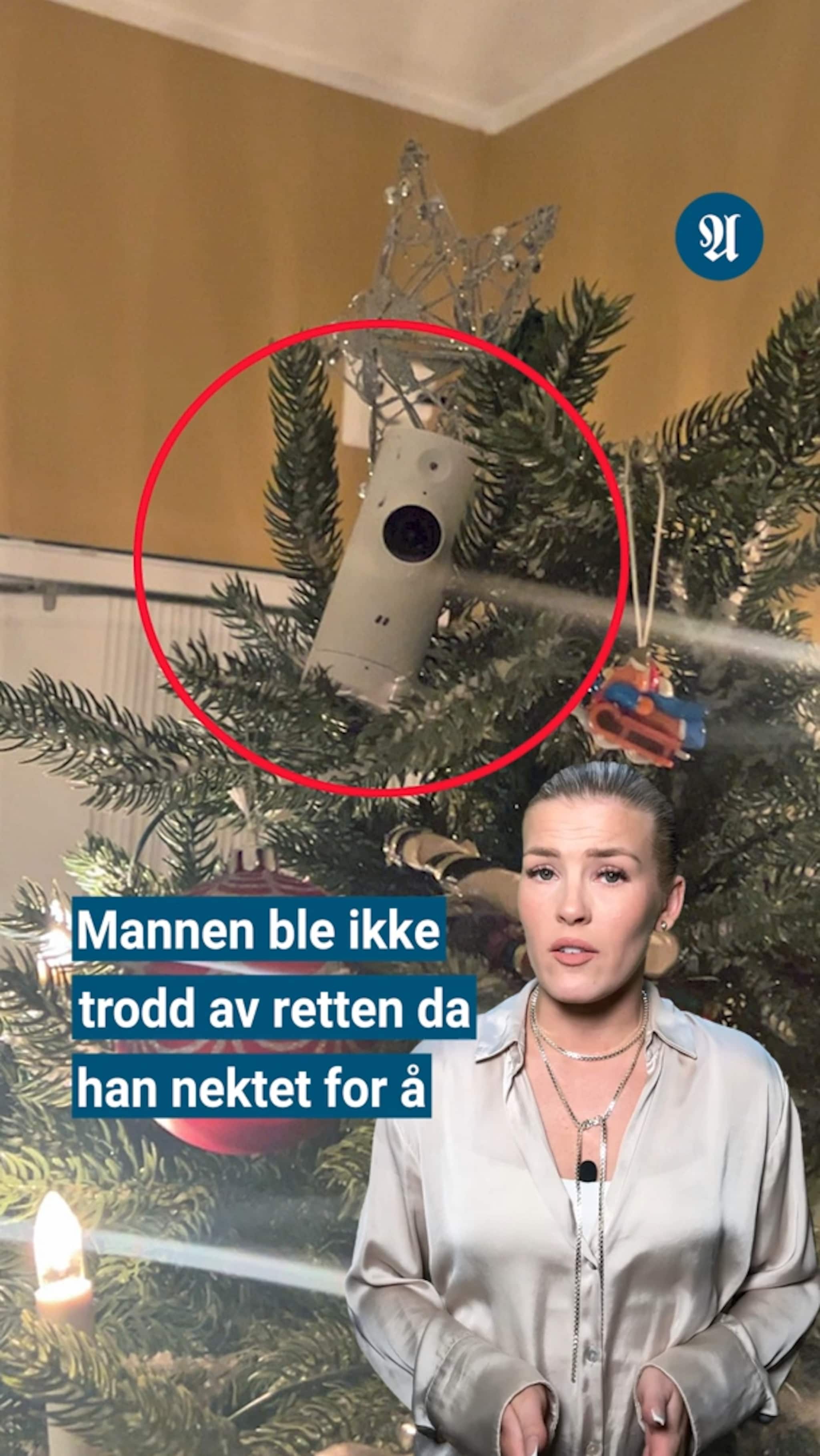 Plasserte kamera i eks-samboerens juletre