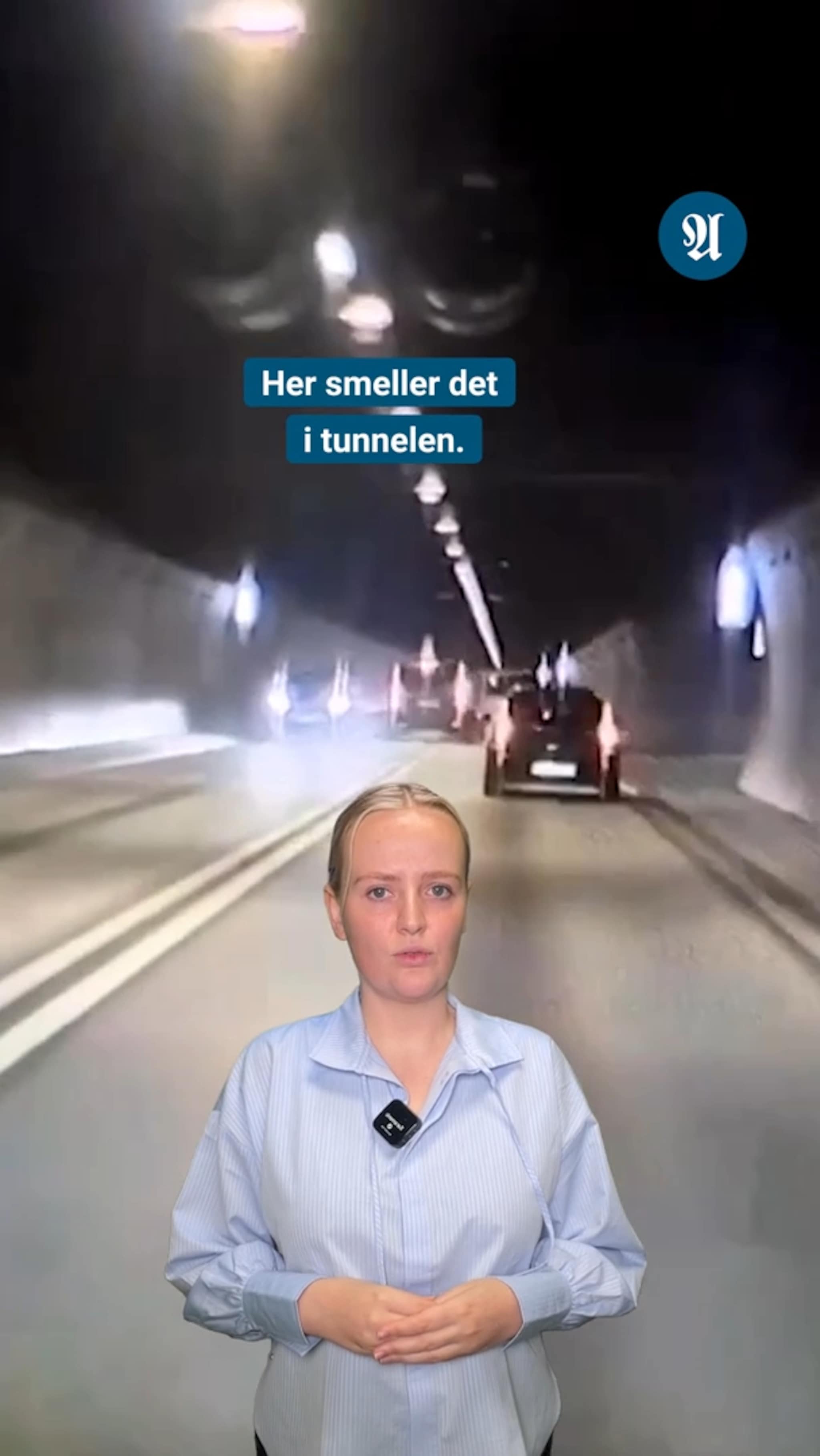 Her smeller det i tunnelen etter biljakt.