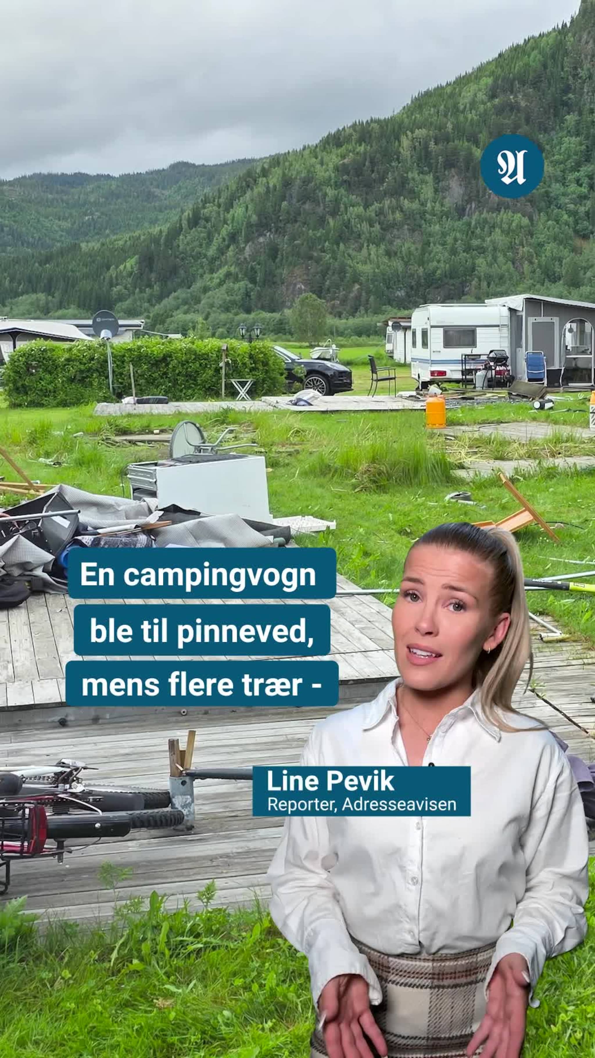 – Det har mest sannsynlig vært en tornado
