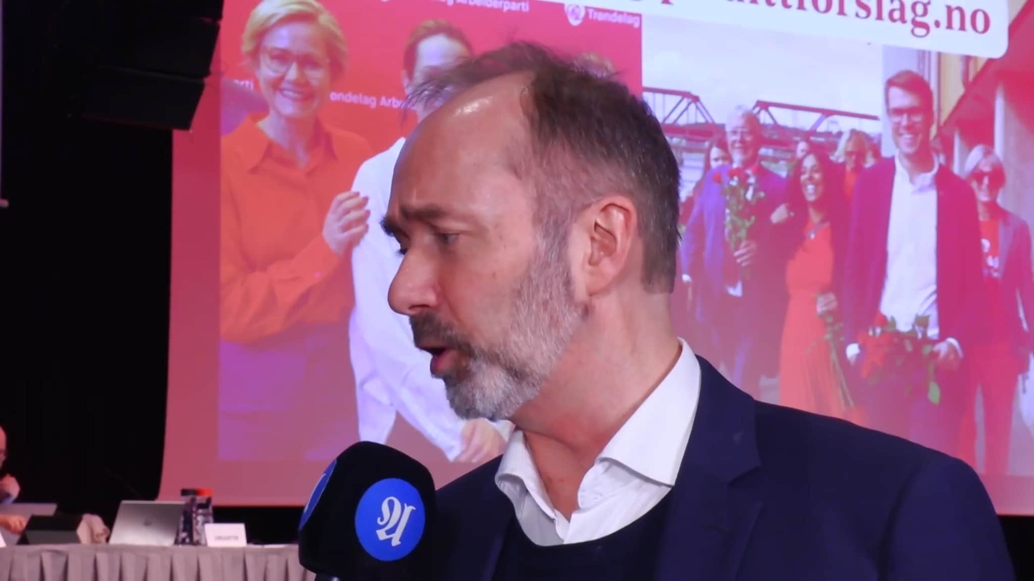 Intervju med Trond Giske på årsmøtet i Trøndelag Ap.