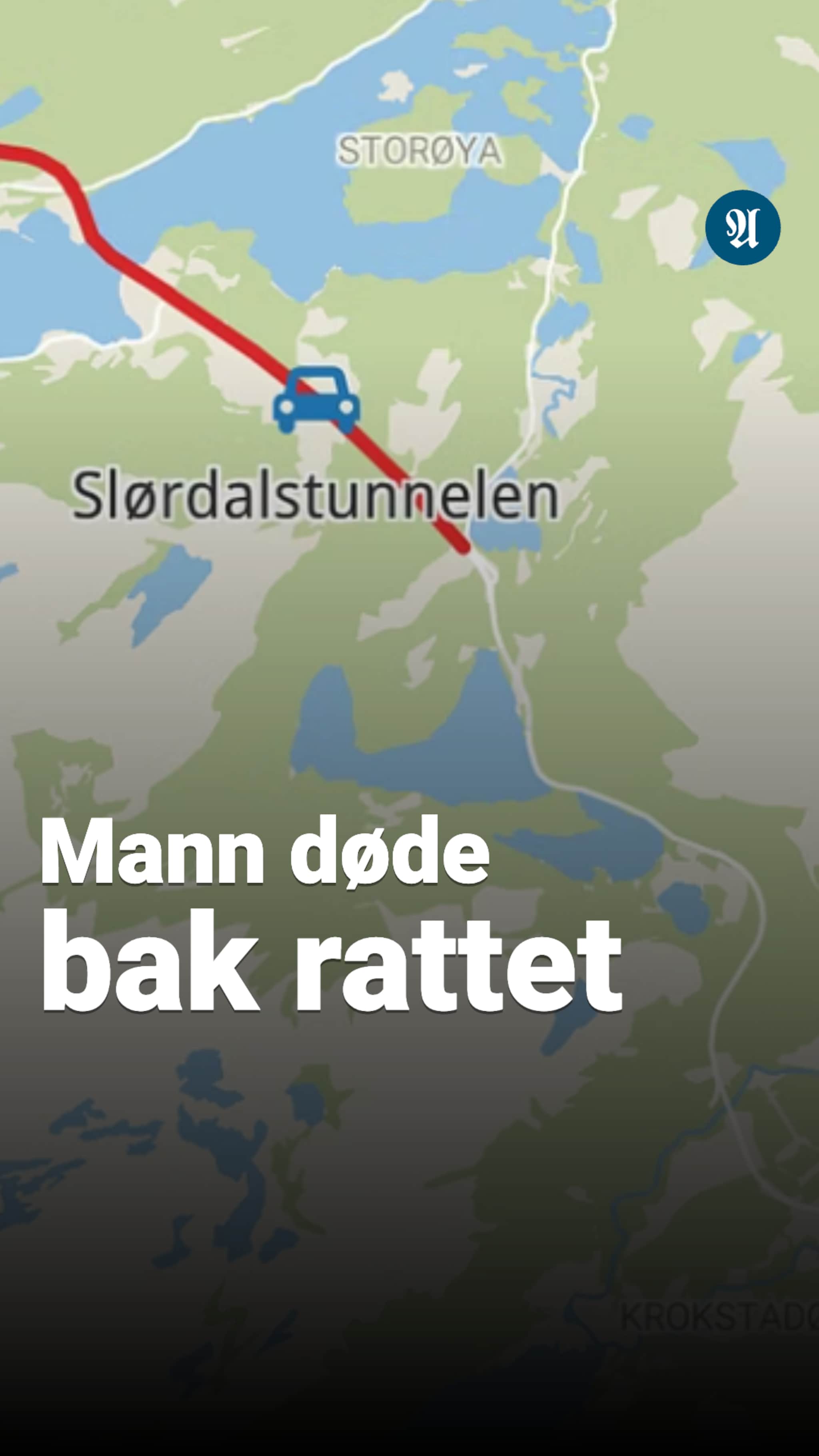 Døde mens han satt bak rattet 