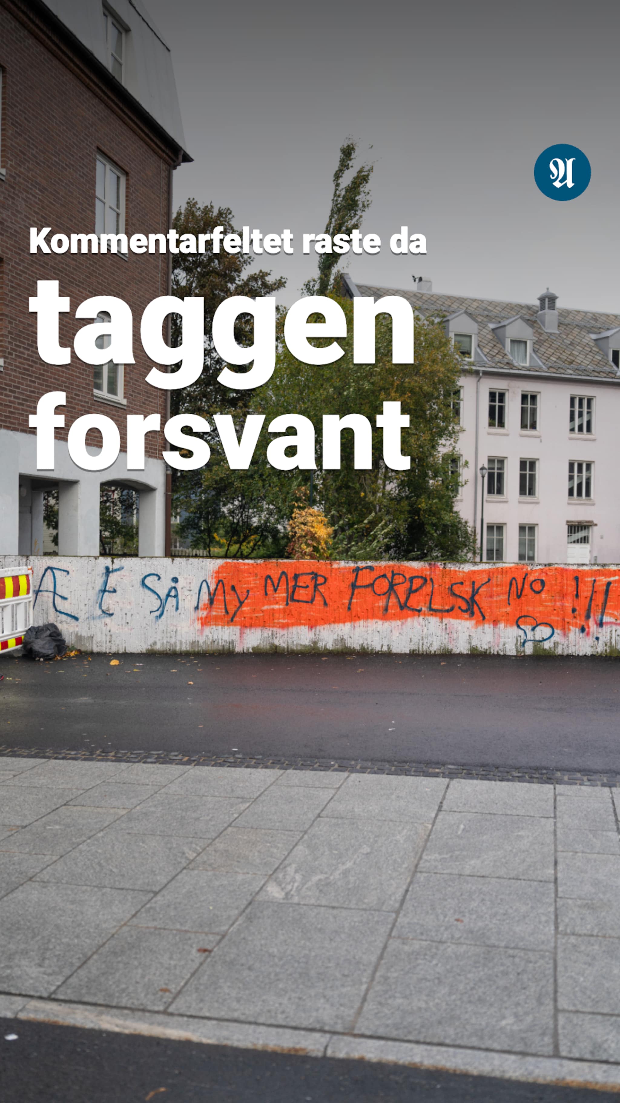 Kommentarfeltet raste etter at taggen forsvant