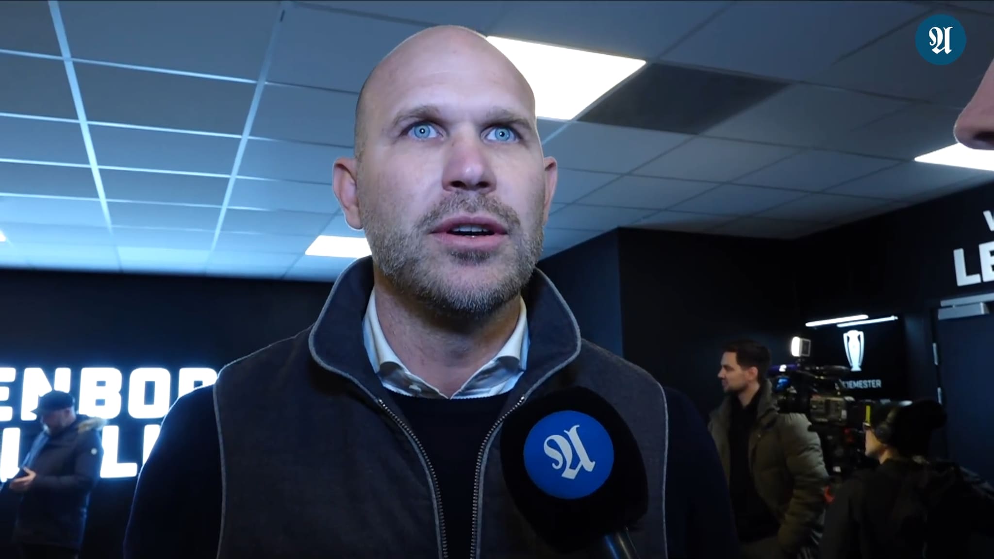 Etter pressekonferansen: Mikael Dorsin