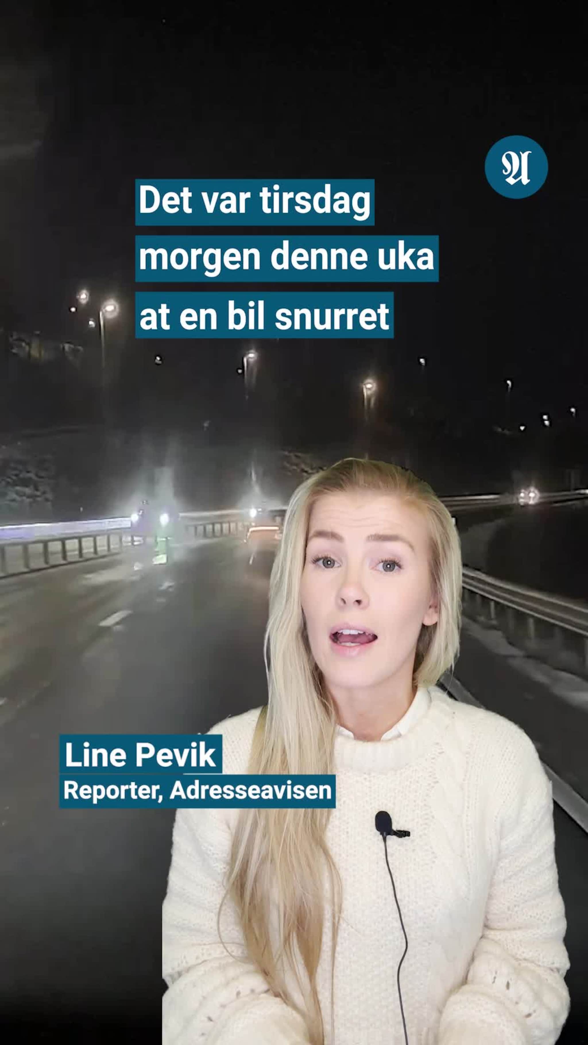 Her snurrer bilen rundt: - Det var skremmende