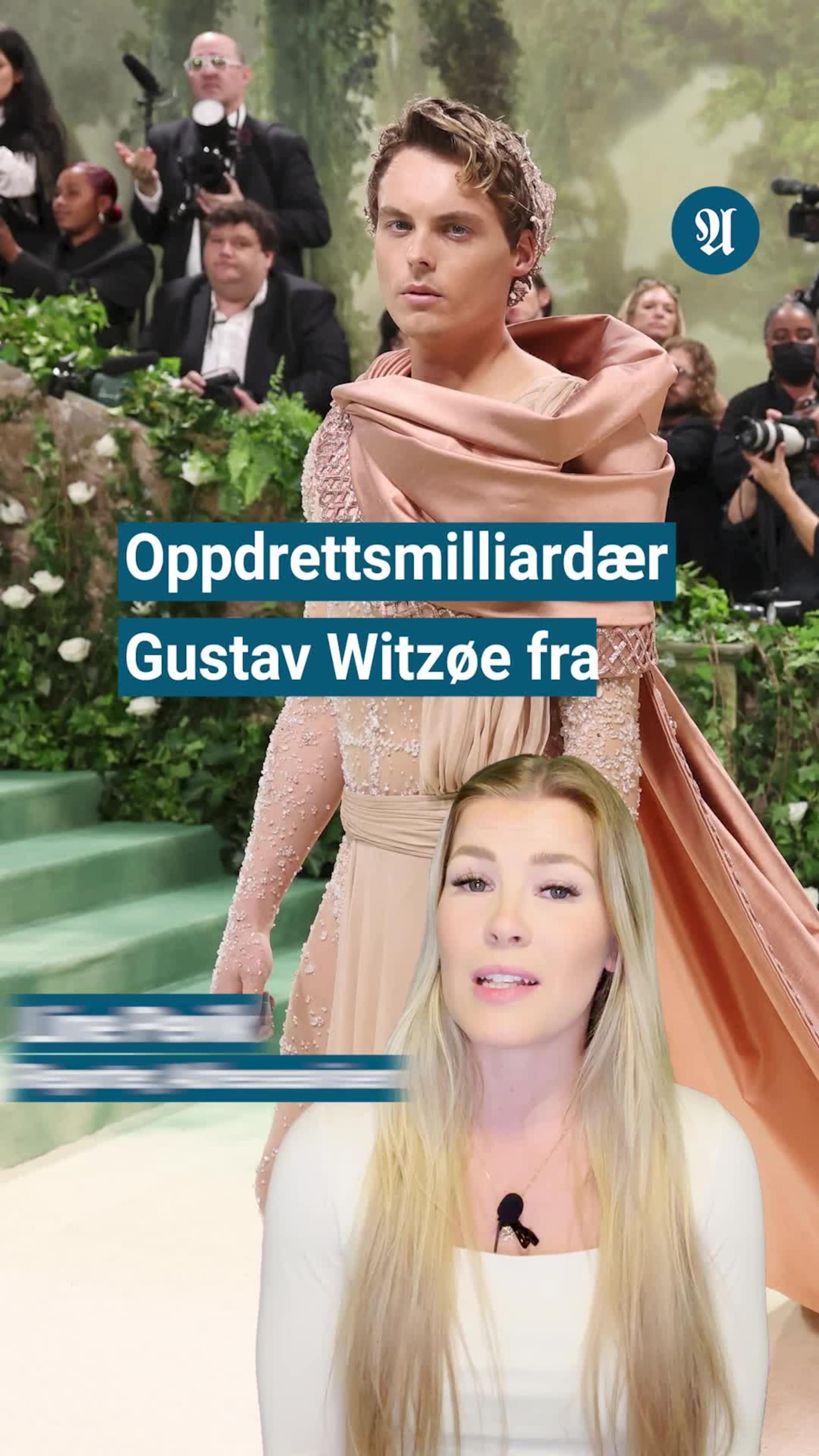 Gustav Witzøe på Met-gallaen