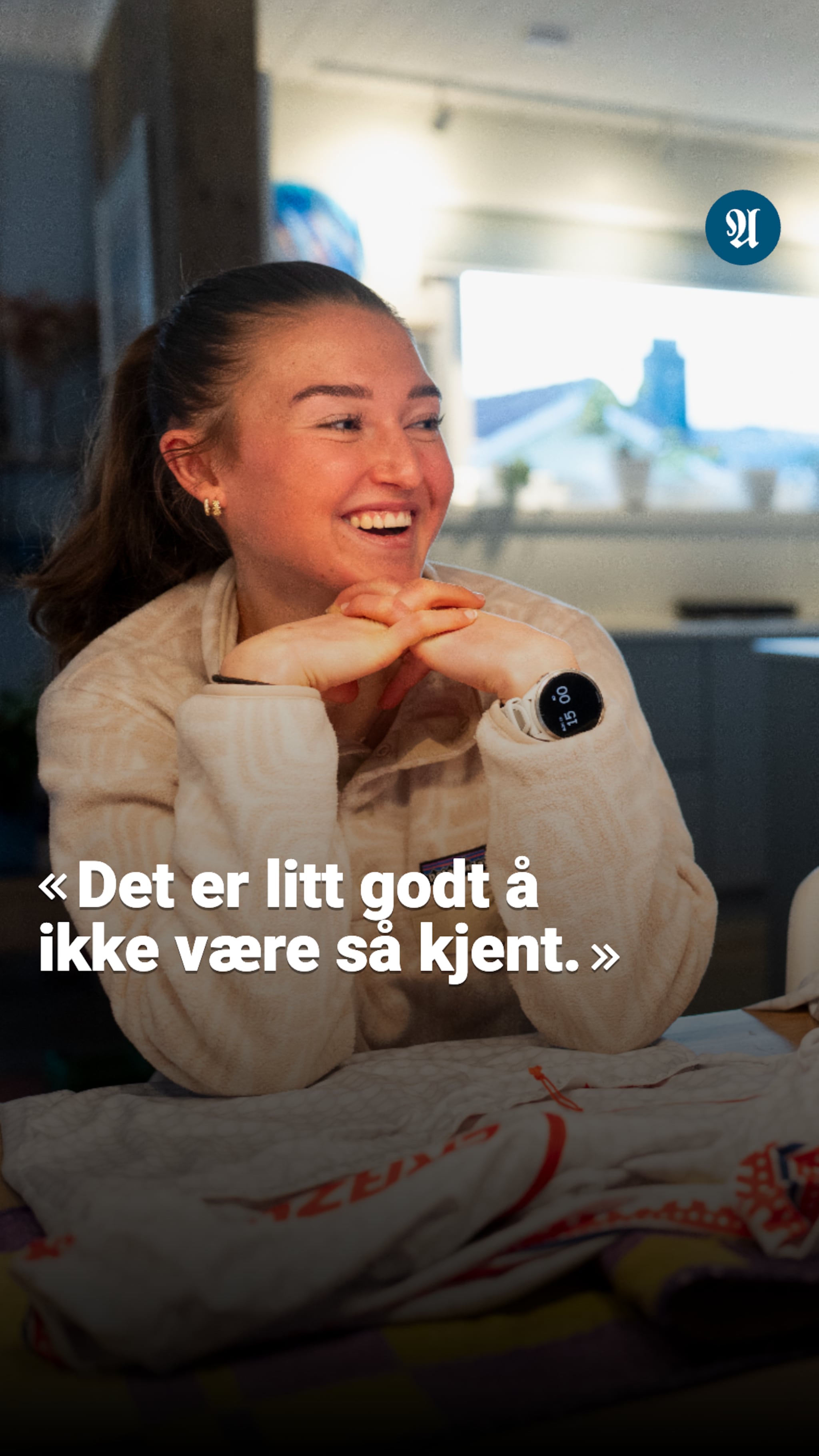 Ida skal til OL med mormor og morfar som hovedsponsor