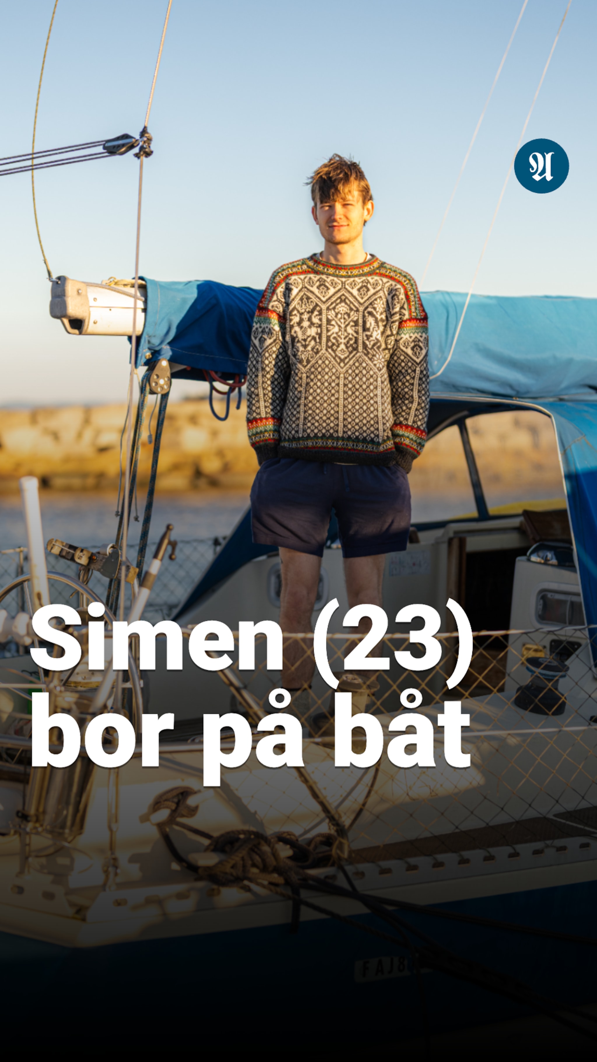 Simen byttet ut kollektivet med seilbåt