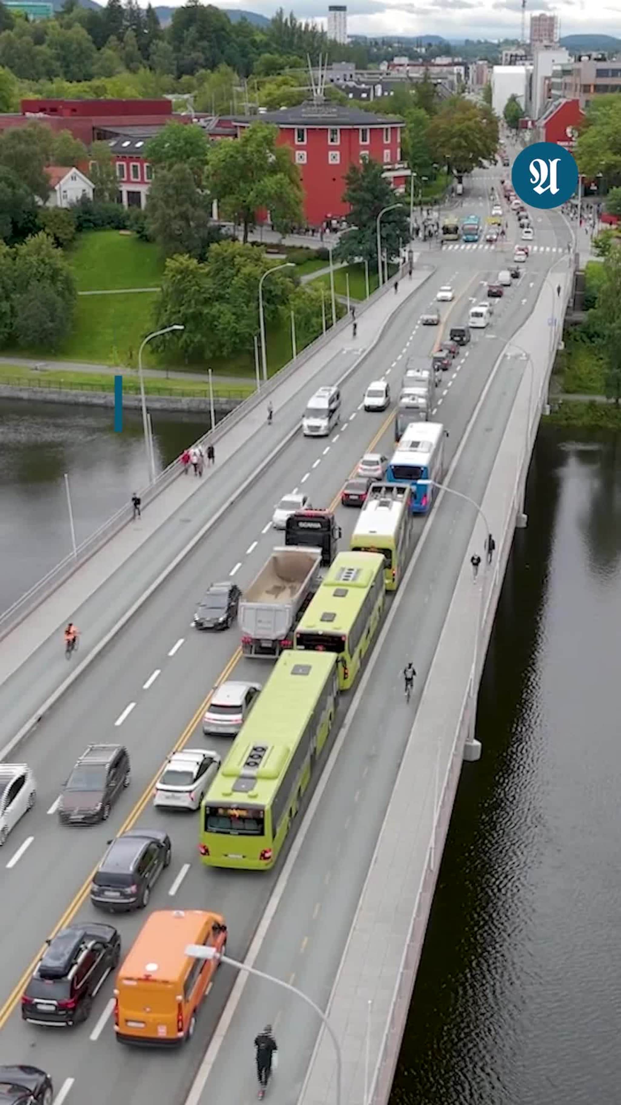 Nå bruker bussen mer tid ut av byen