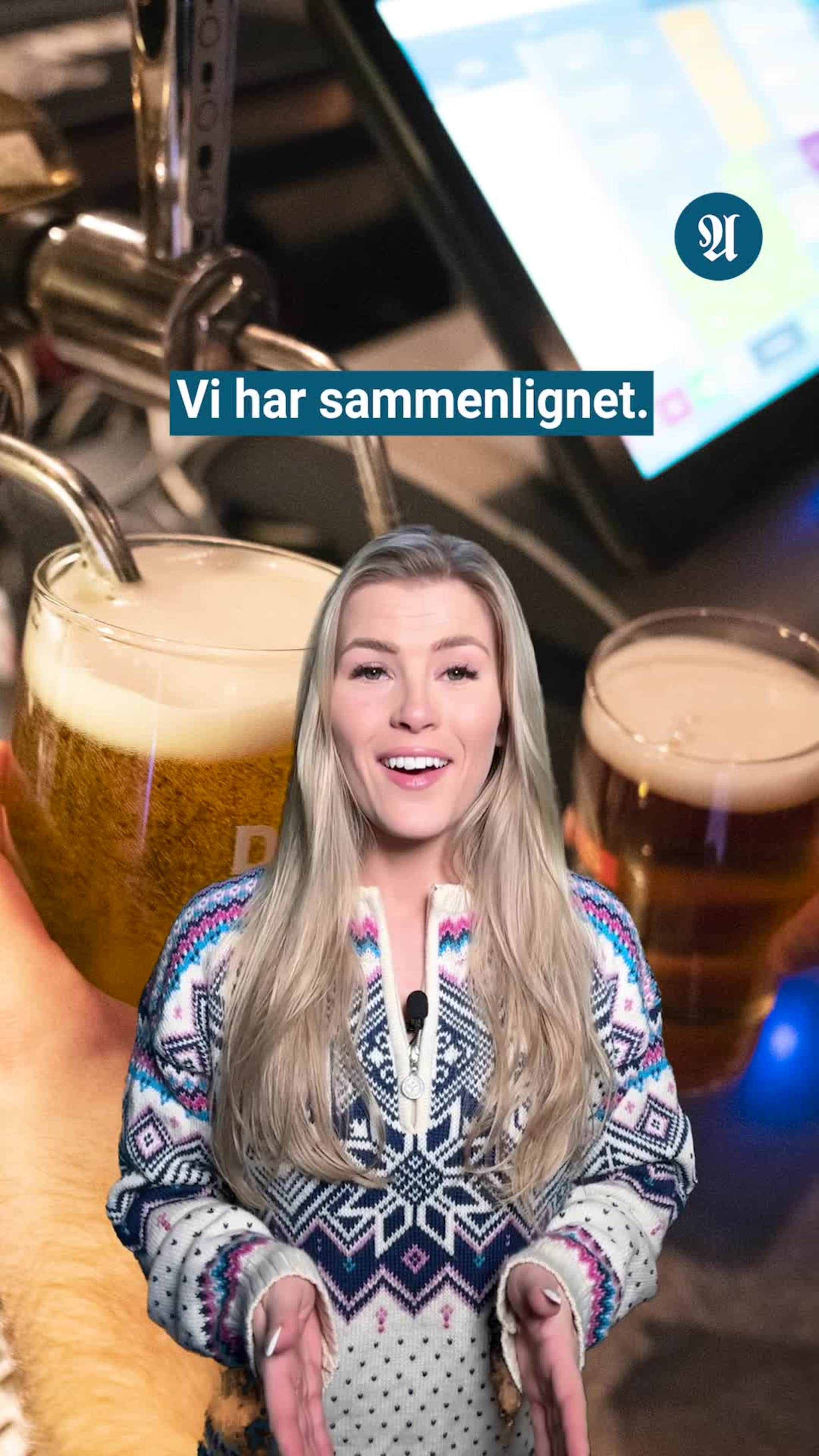 Trondheims billigste halvliter under VM