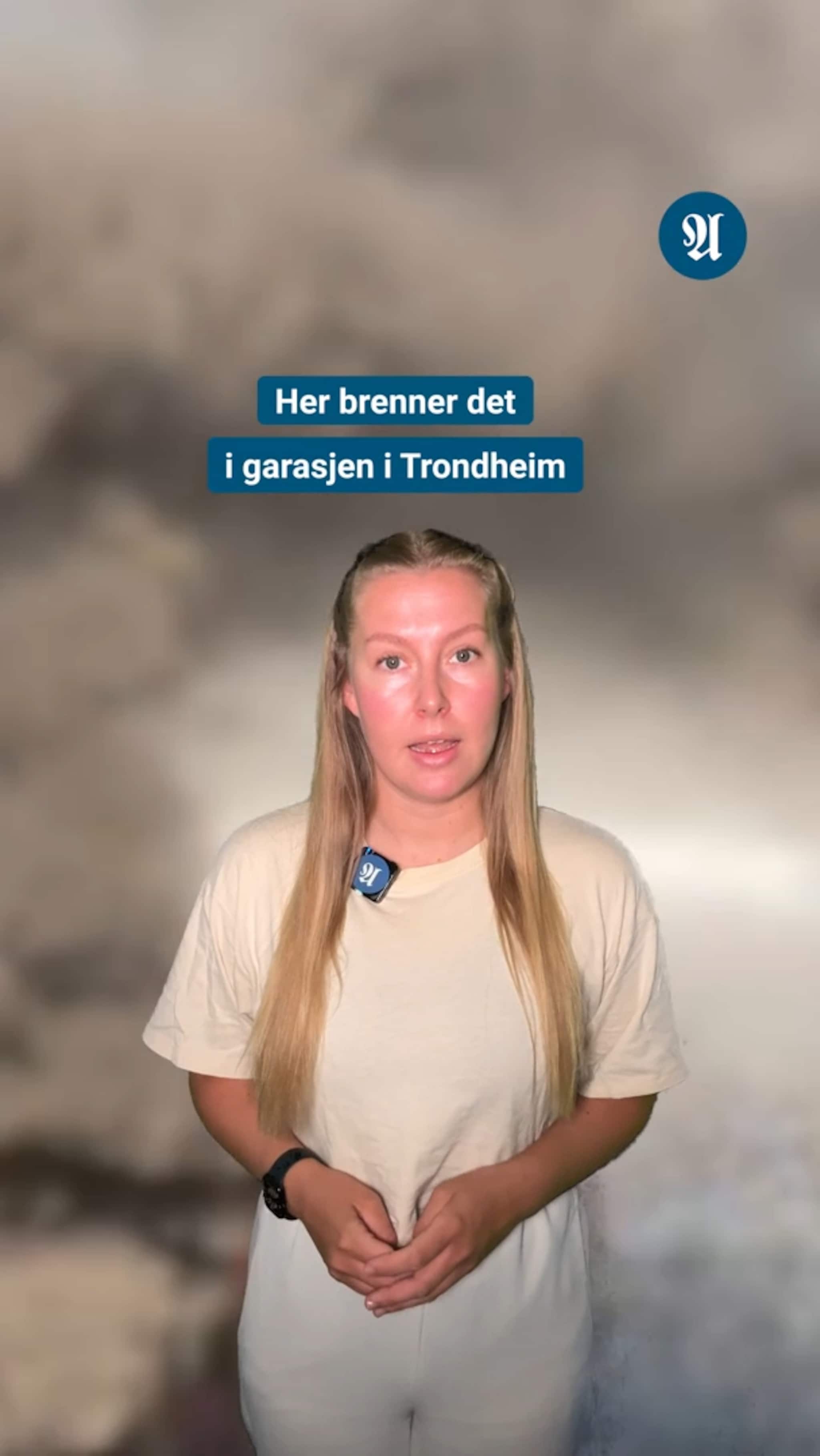 Sprang ut da de luktet røyk