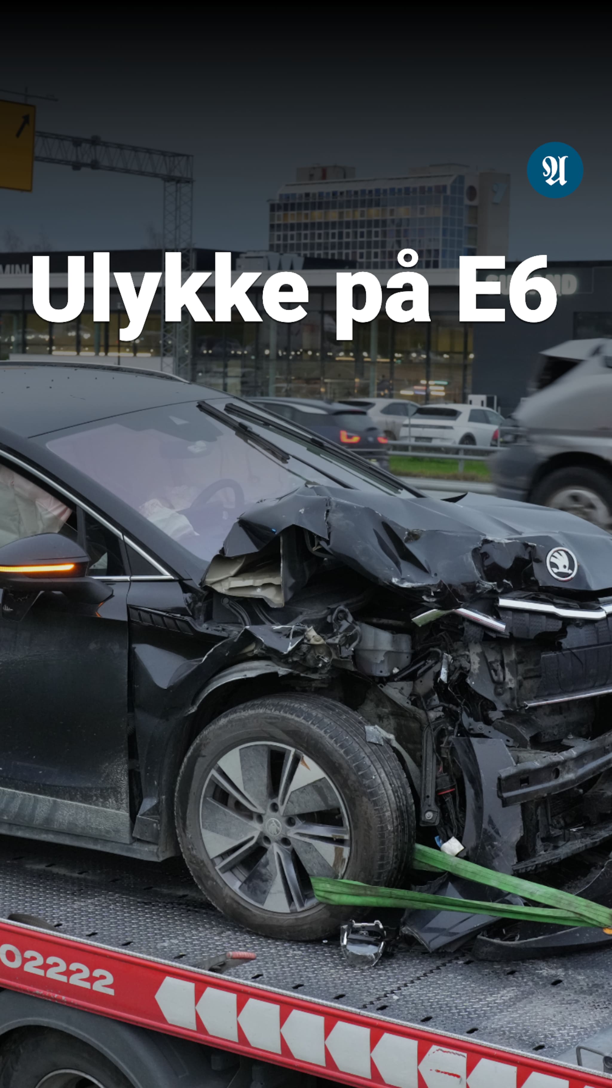 E6 var stengt etter ulykke
