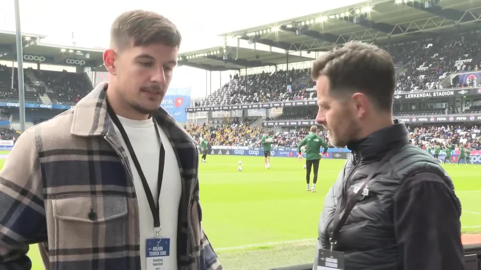 Ivers fra  Lerkendal før kampen mellom Rosenborg og Bodø/Glimt
