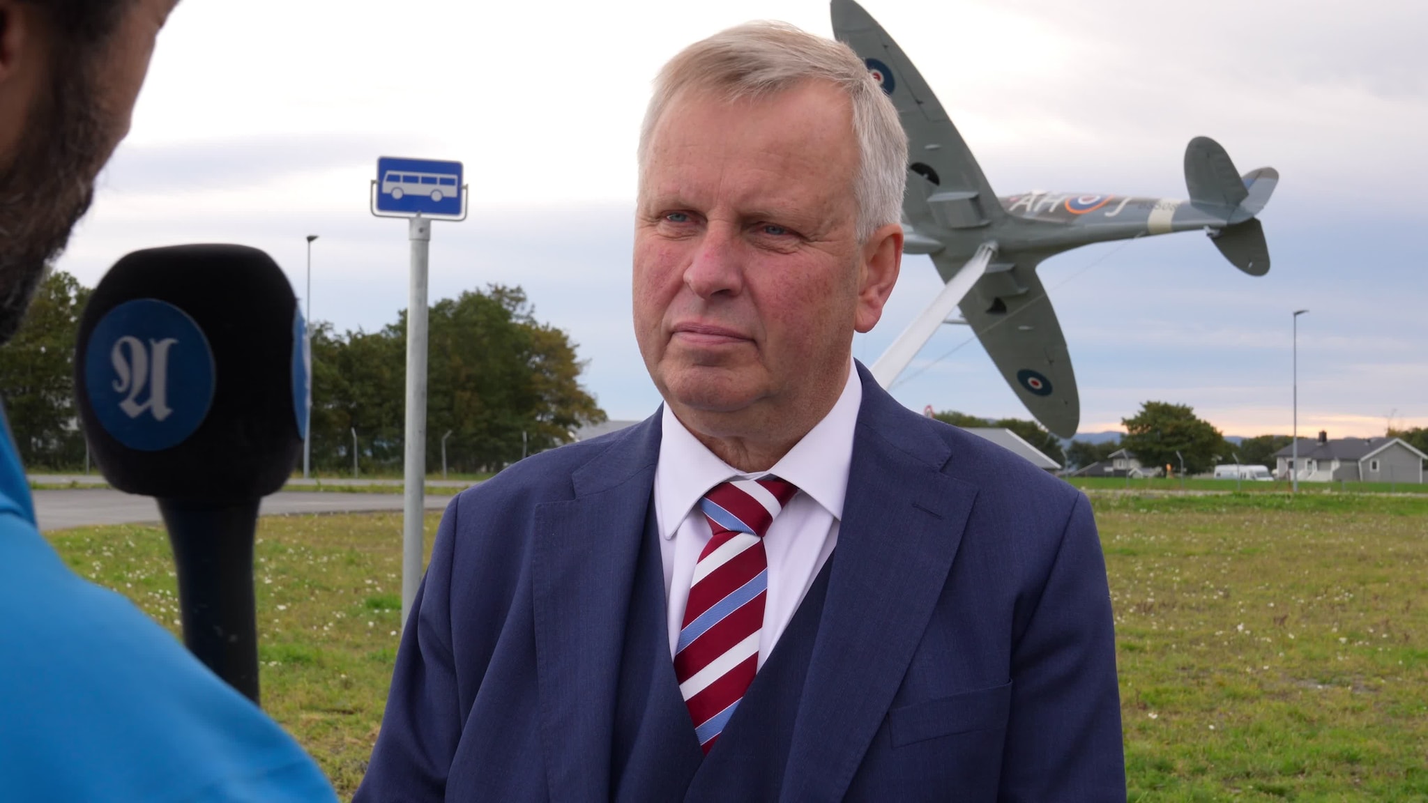 Hallgeir Grøntvedt ved Ørland flystasjon