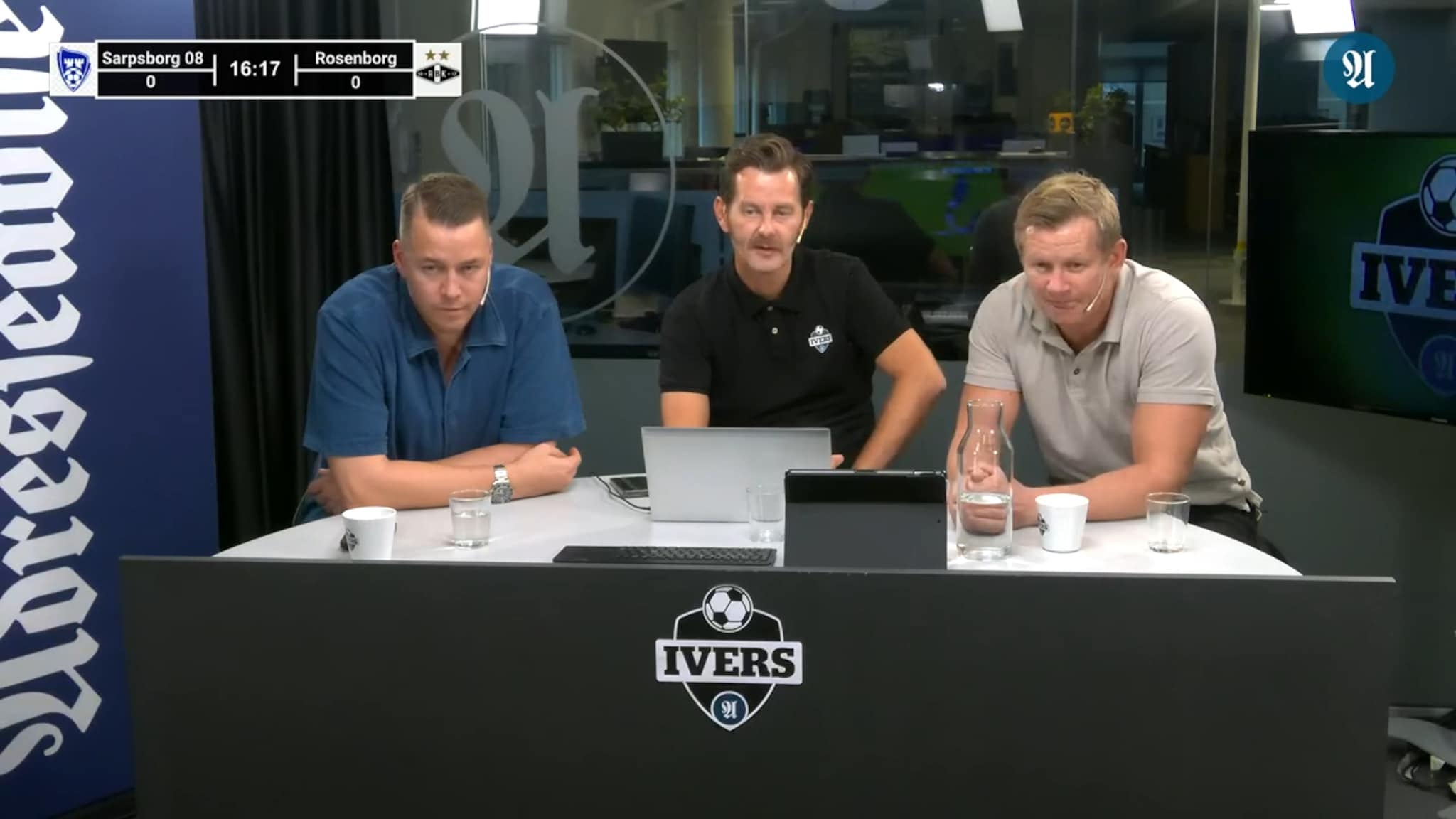 Direkte fra Ivers studio, kampen mellom Rosenborg og Sarpsborg 08