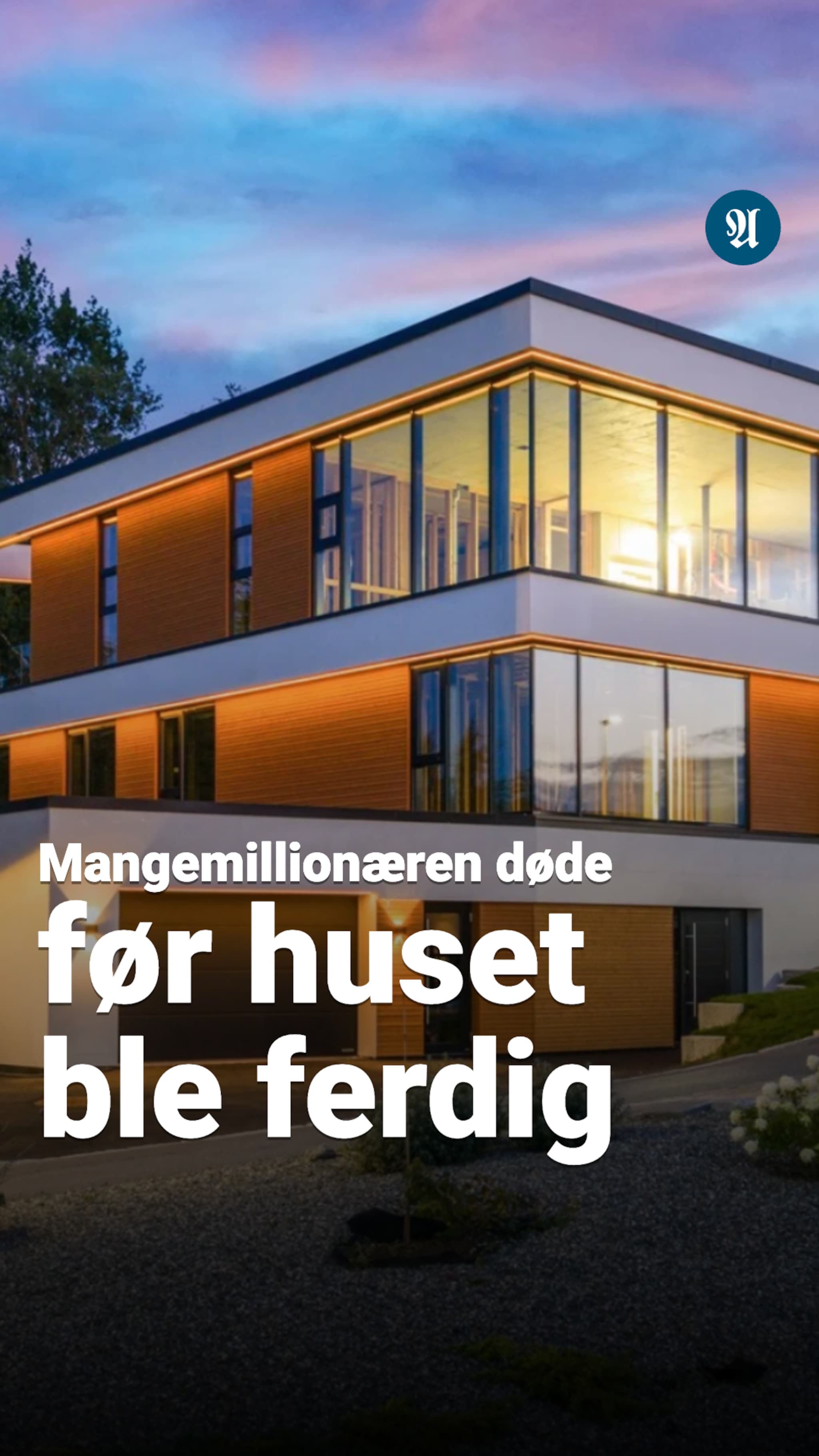 Nå skal luksusvillaen selges.