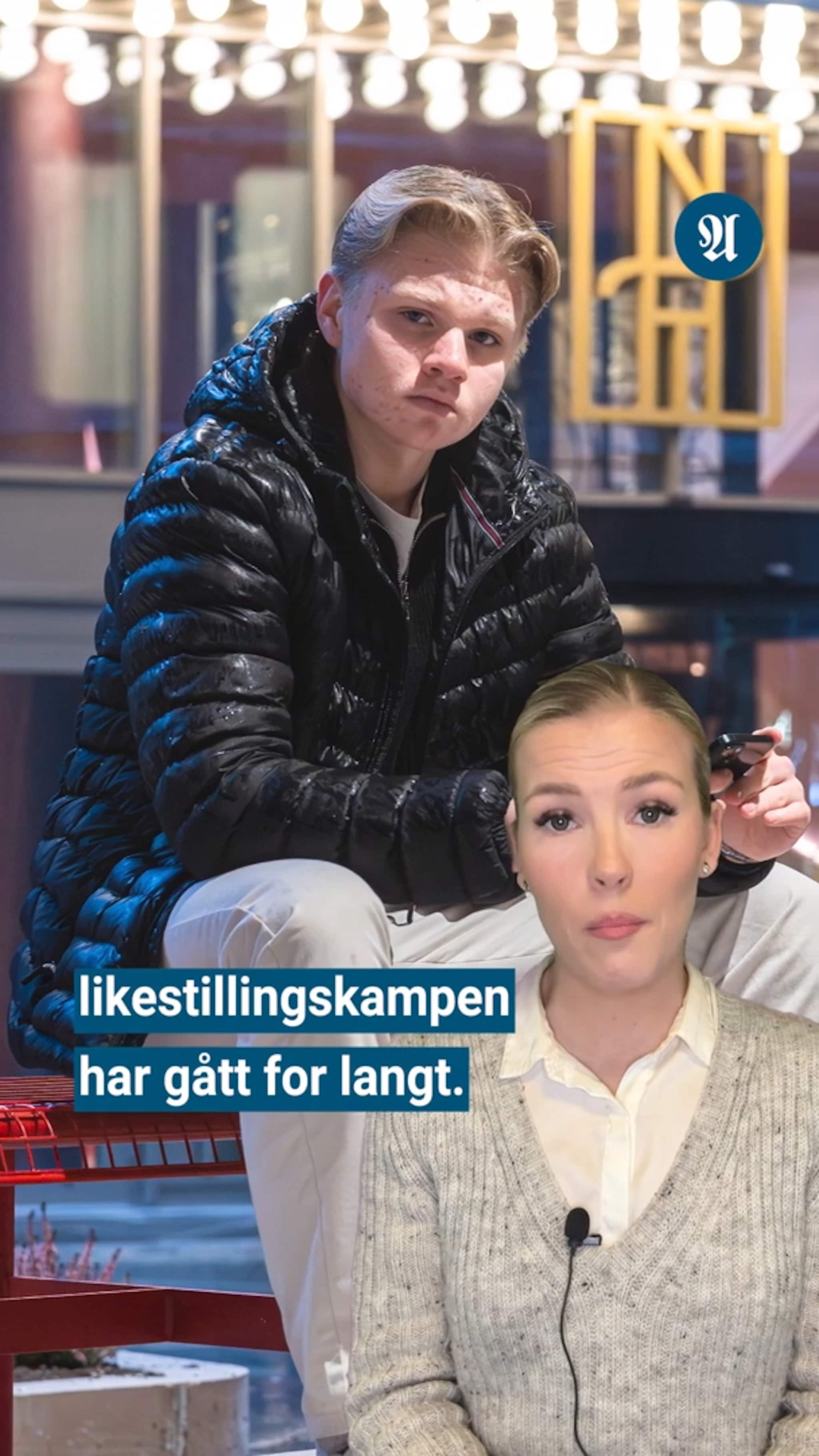 – Det oppleves urettferdig å være ung norsk mann i dag