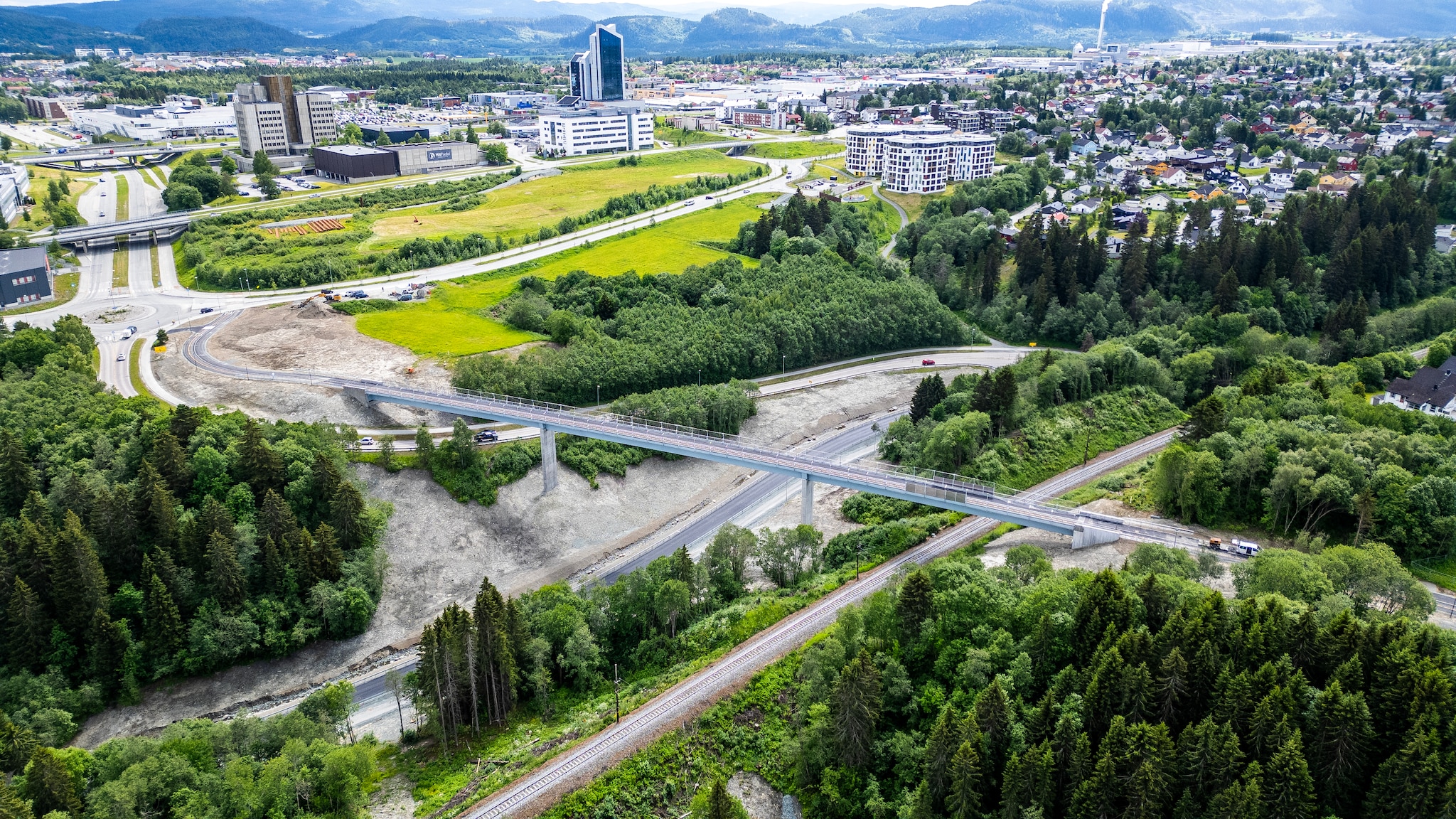 Åpningen av Saupstadbrua