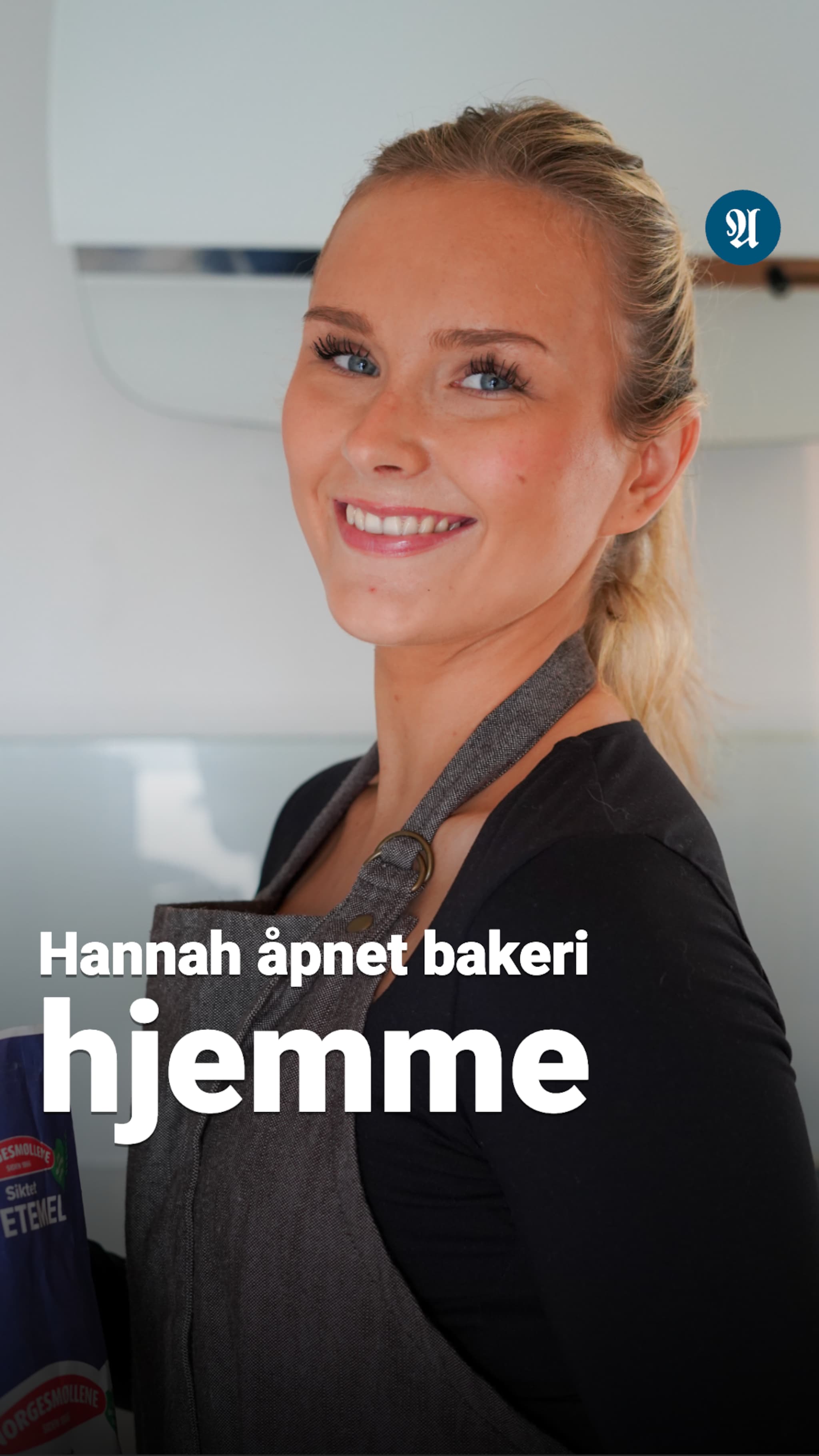 Hannah åpnet bakeri hjemme hos seg selv