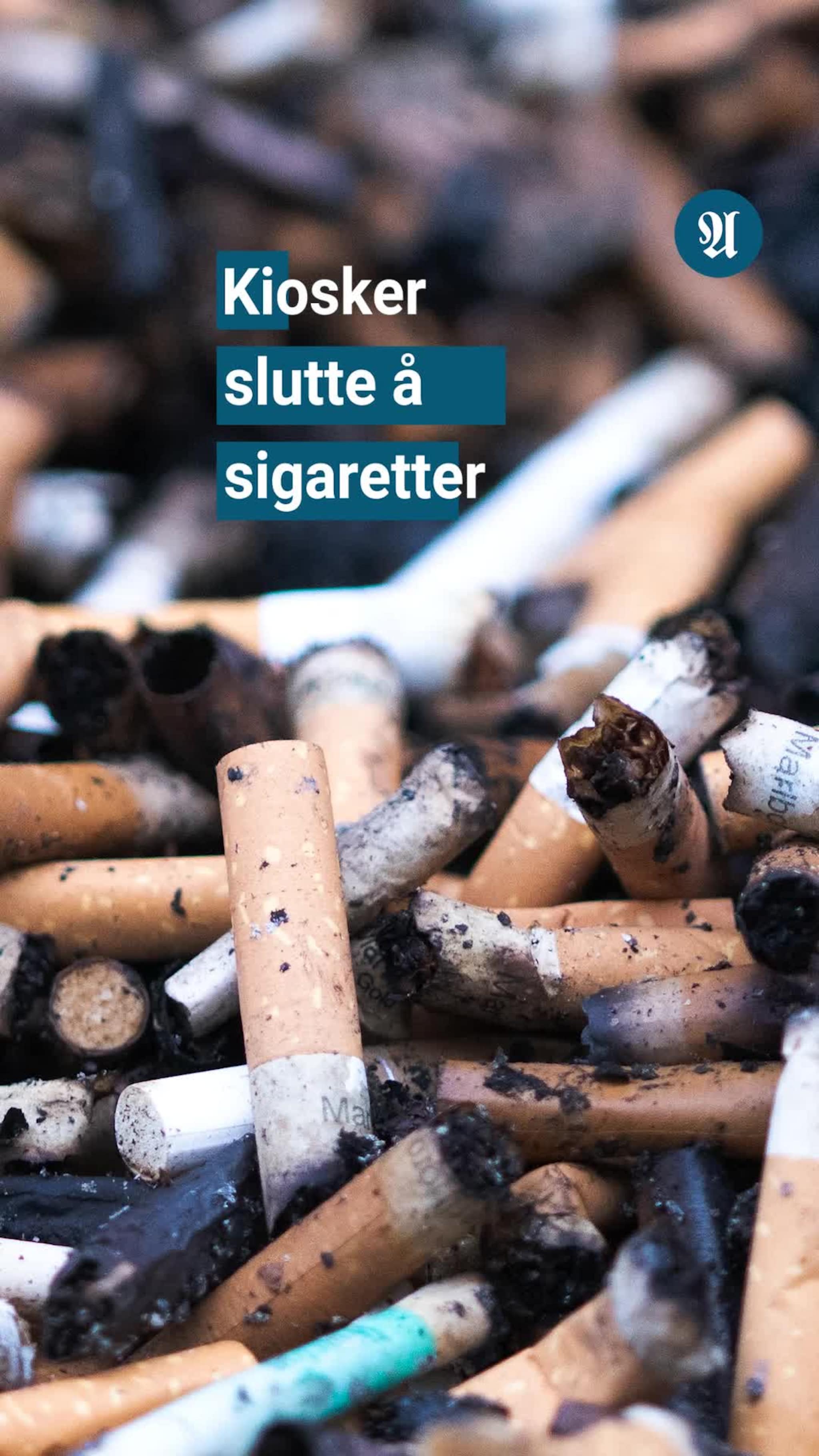 Kiosker skal slutte å selge sigaretter