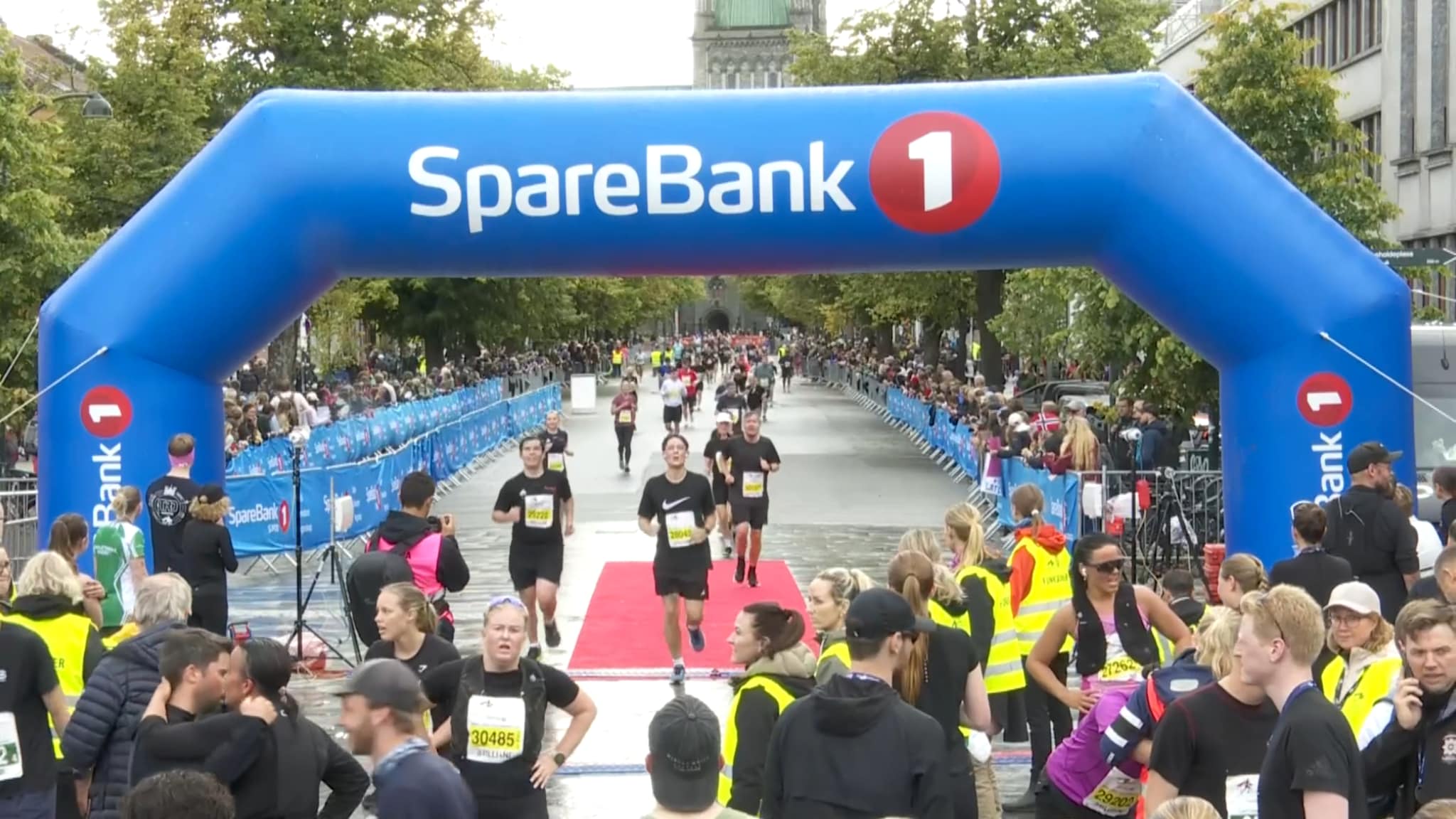Målgang Trondheim Maraton 2026