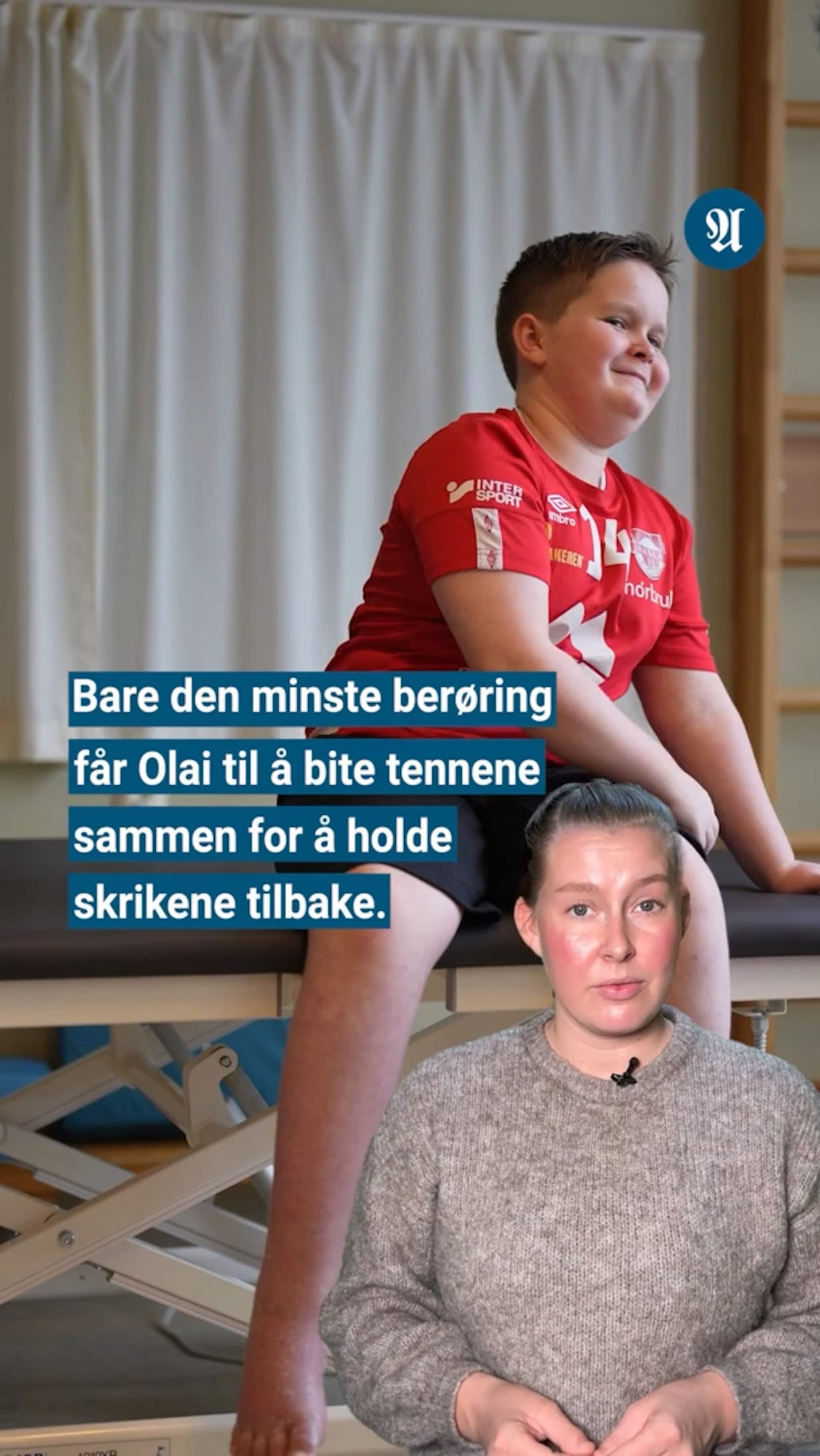 Olai (10) har et sjeldent smertesyndrom