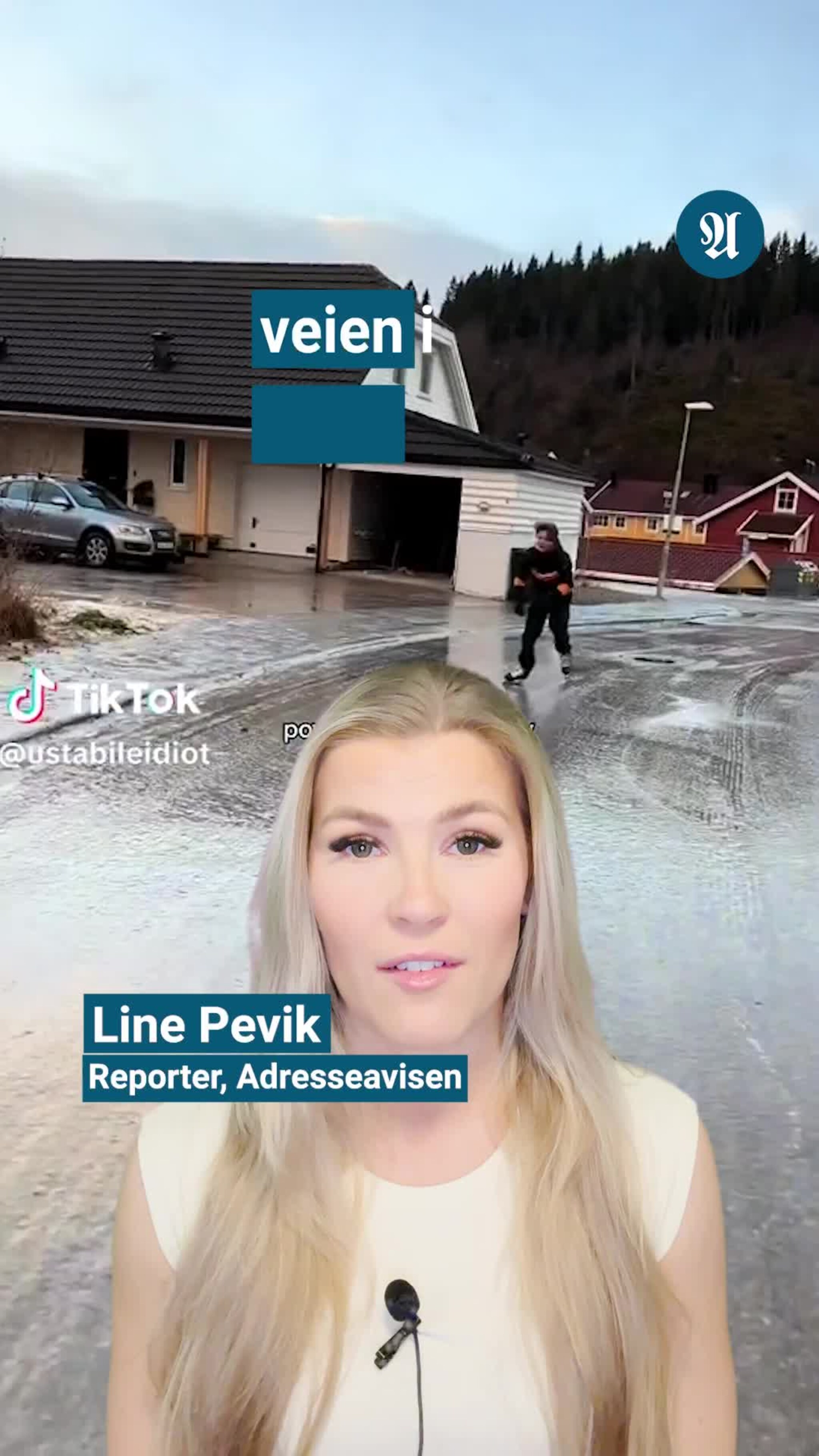 Her skøyter Marcus (15) på veien i Trondheim