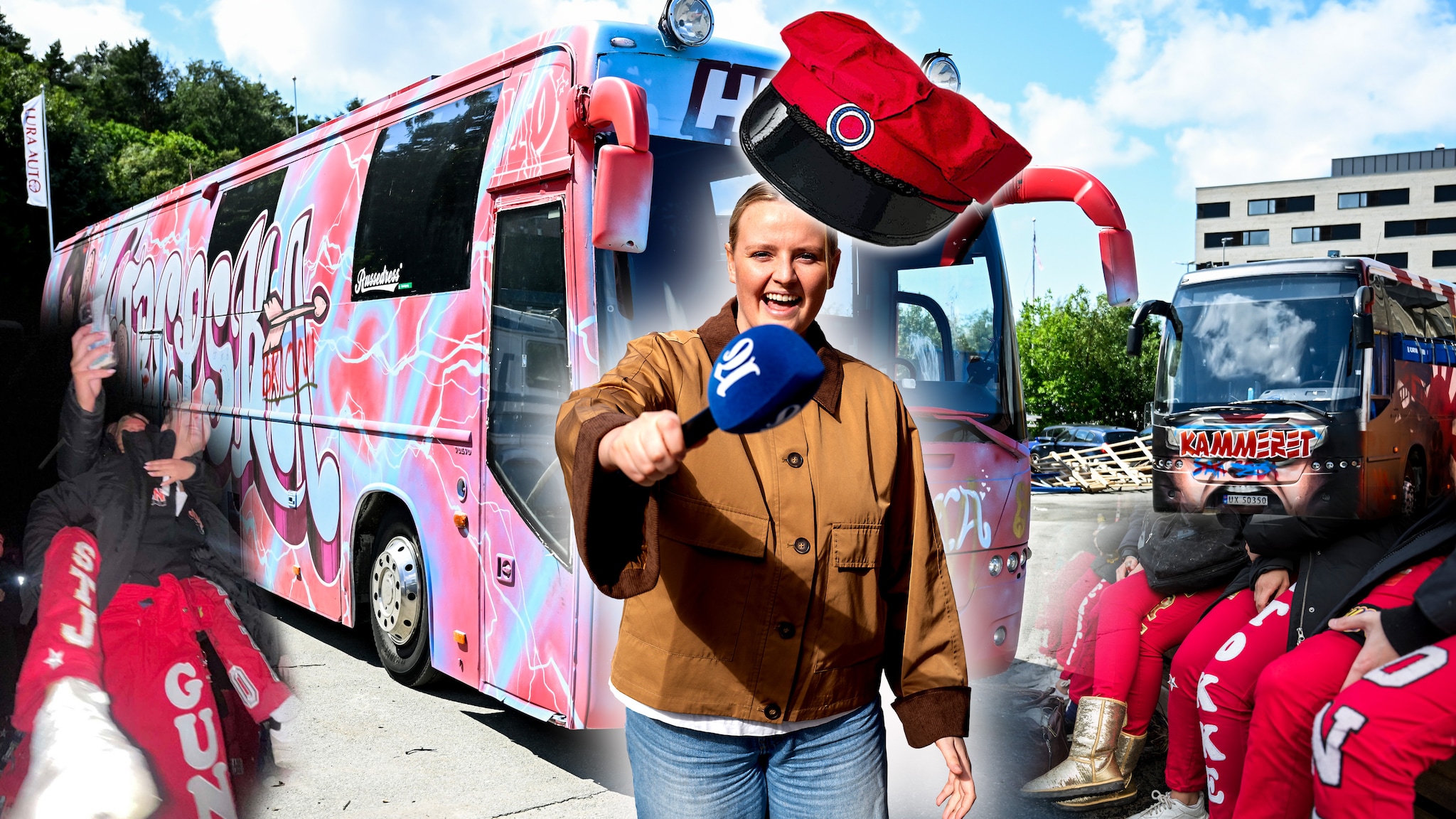 Live tour: Bli med inn i årets russebusser