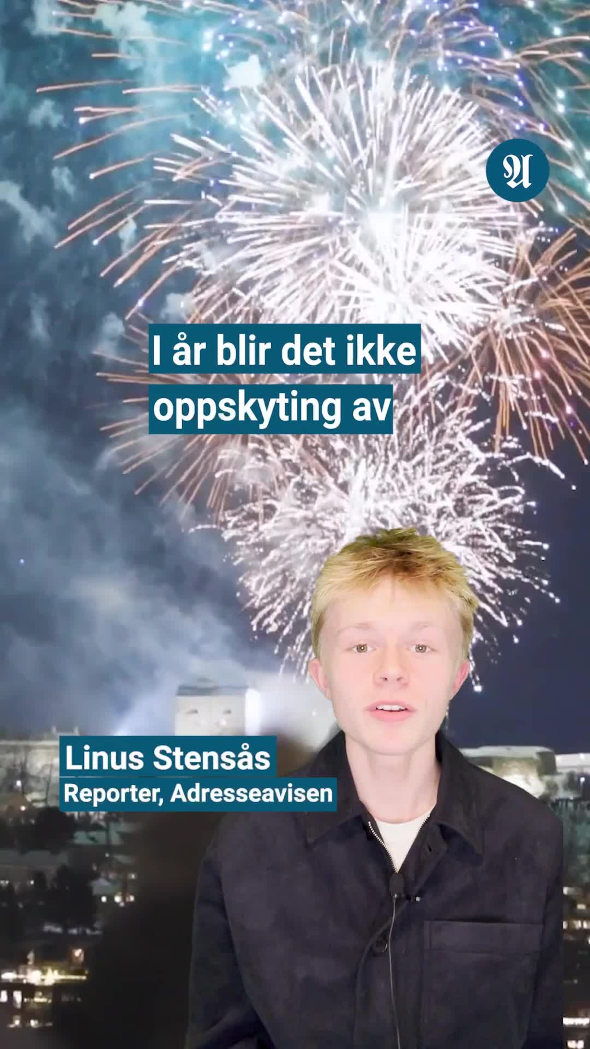 Dropper fyrverkeriet fra Festningen i år