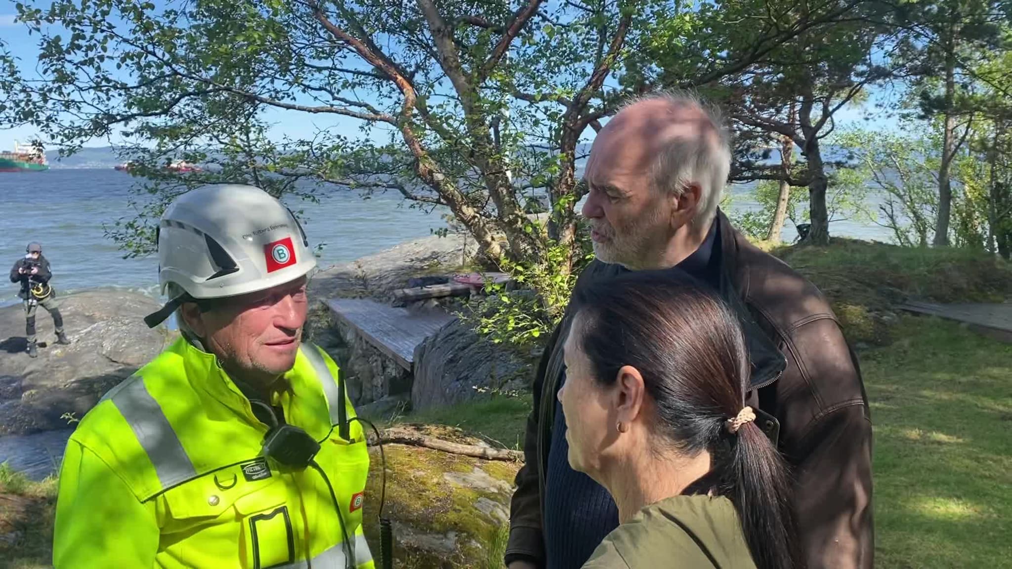 Her snakker Bjørnevik med kjæresteparet