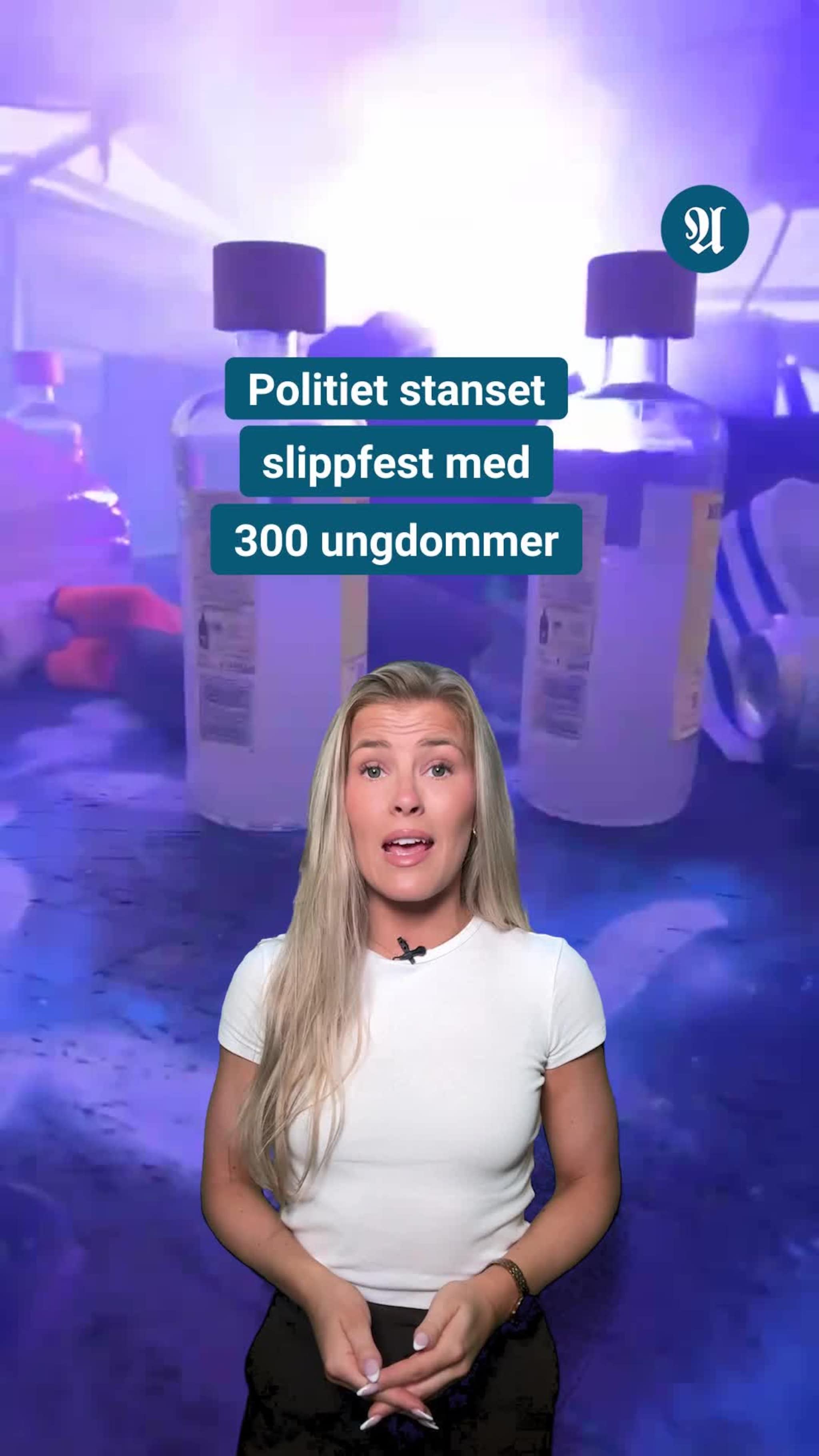 300 ungdommer i samme telt: - Vi hadde slippfest