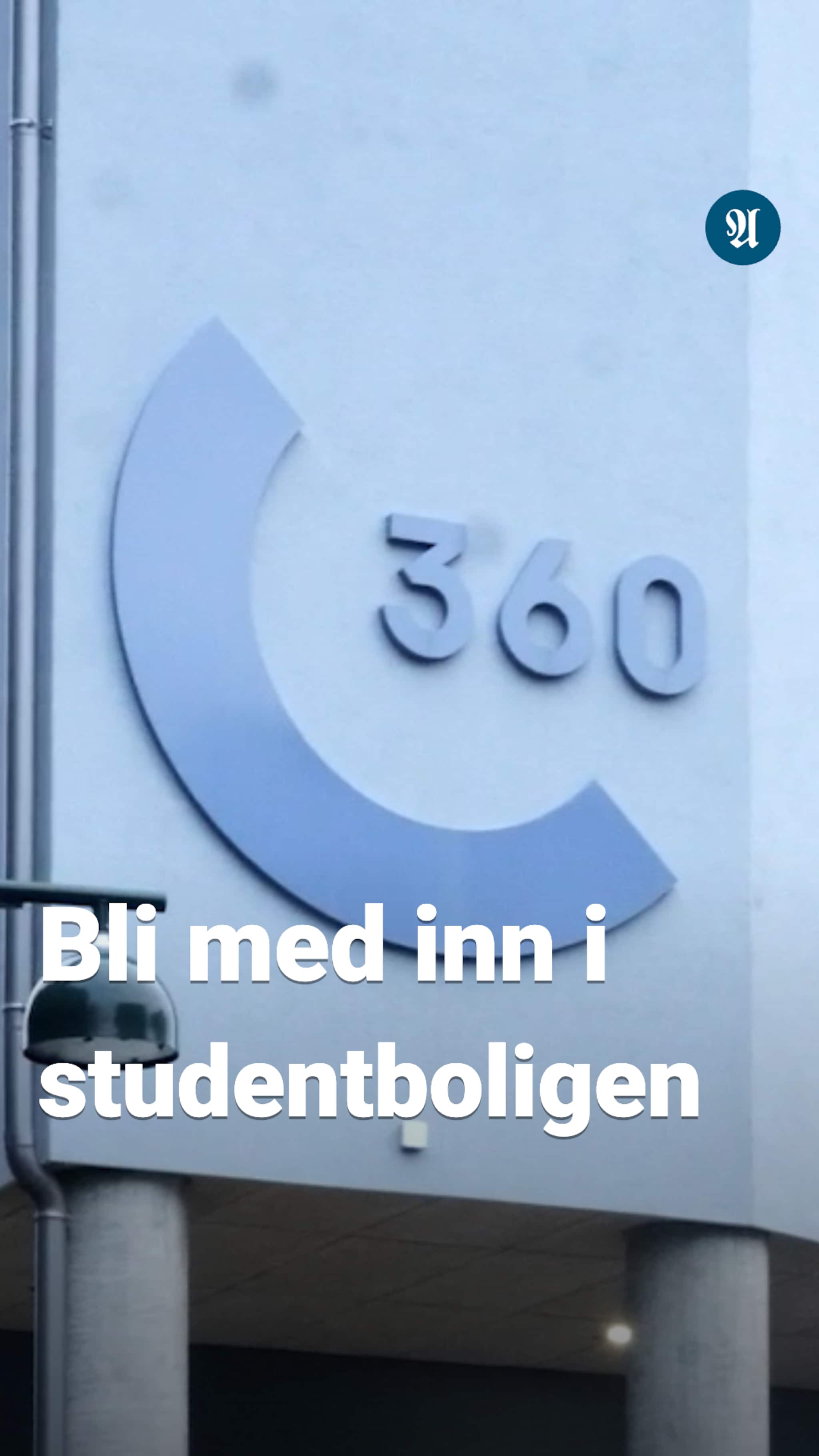 Slik ser det ut på innsiden av studentboligene Campus 360