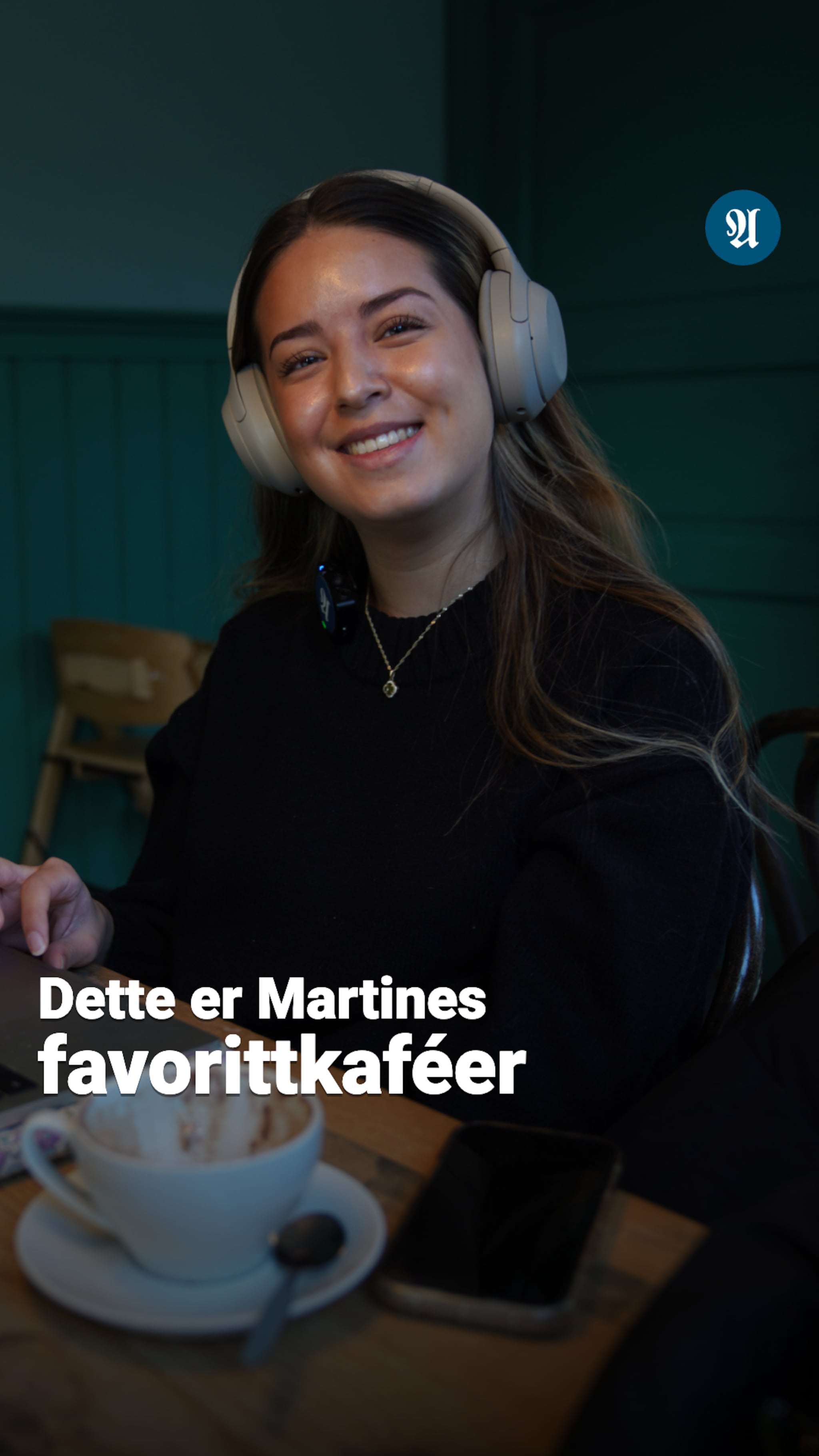 Martine tester kaféer i Trondheim
