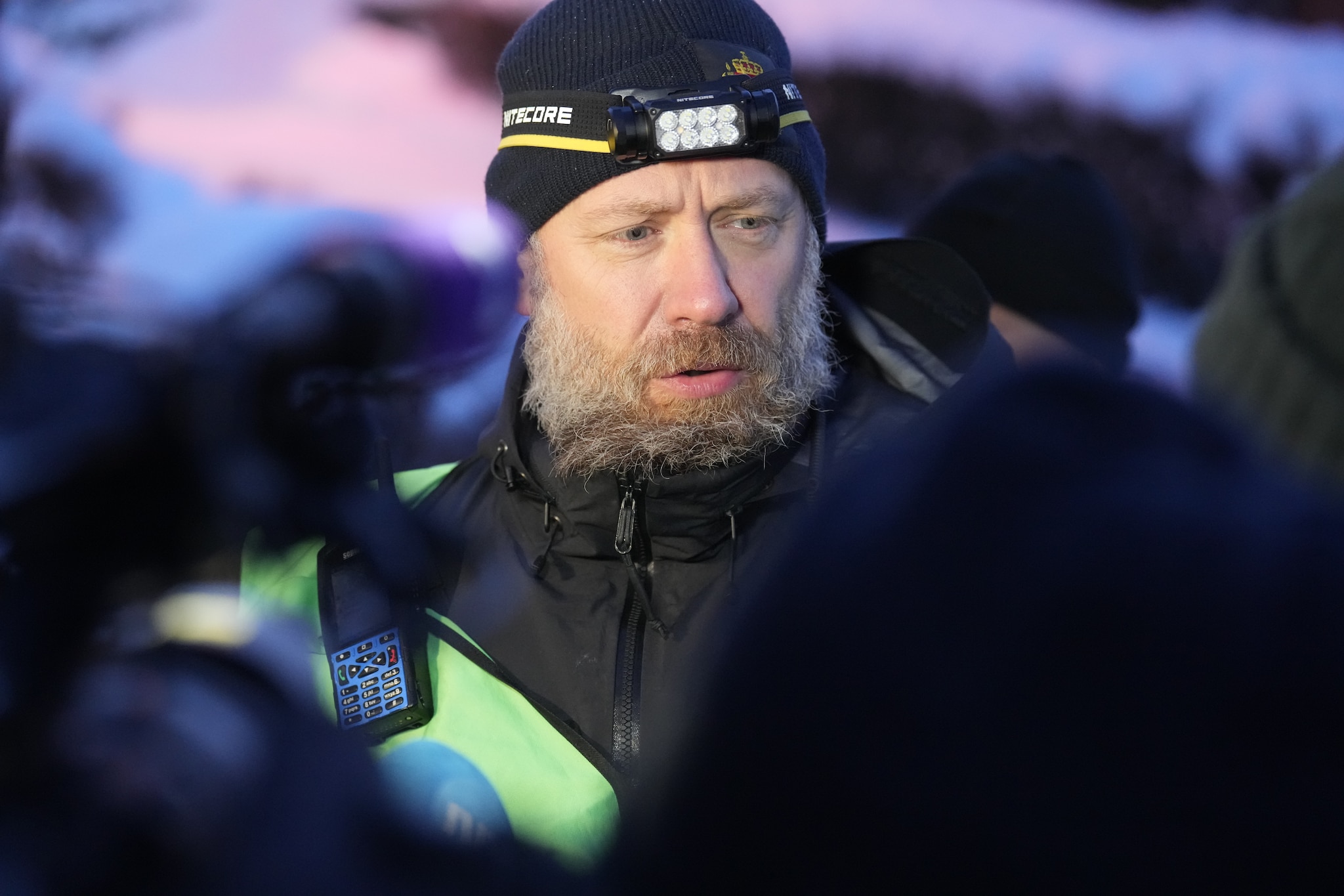 Opptak: Innsatsleder på brannstedet i Verdal